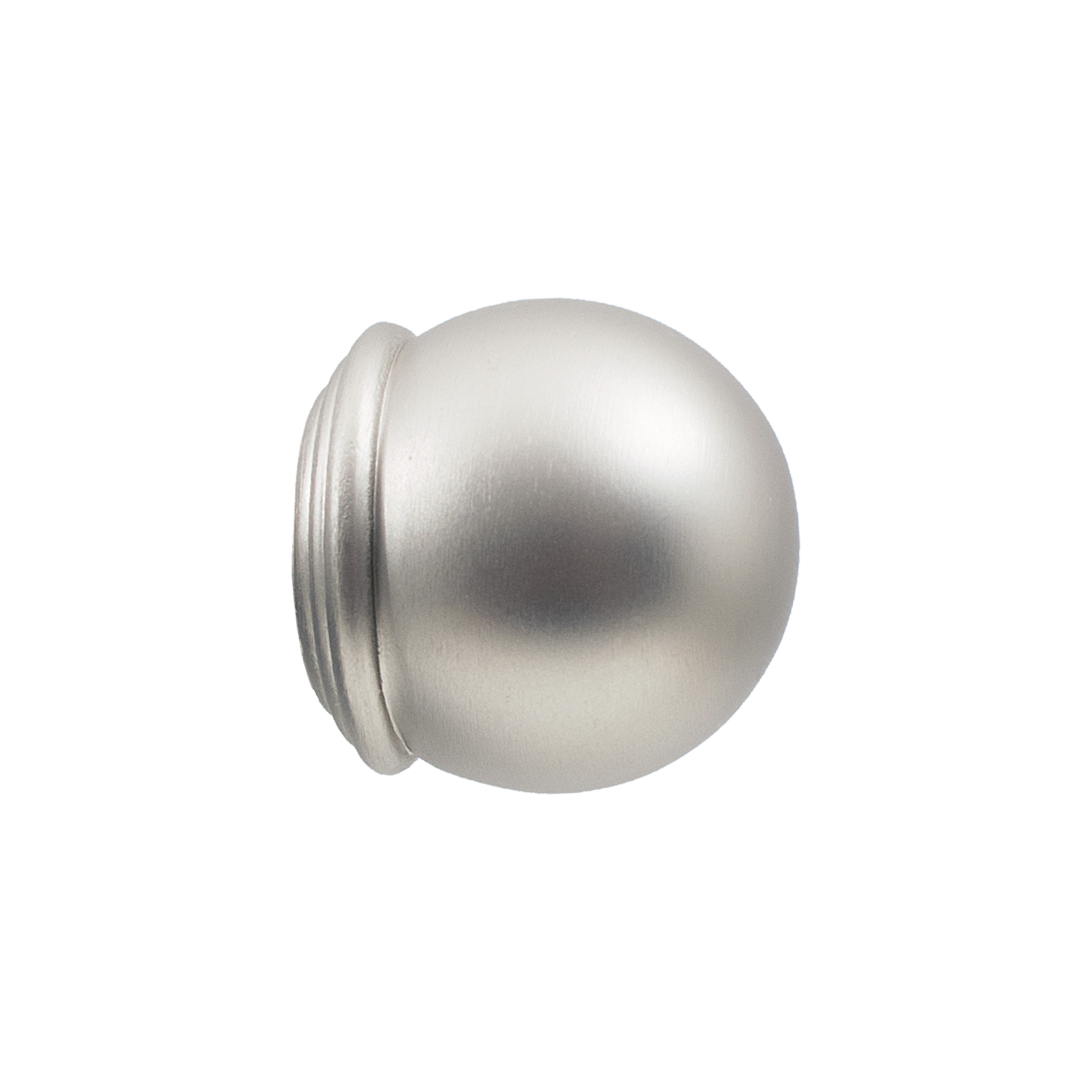 Końcówka do karnisza Gałka chrom satyna 19 mm 2 szt.
