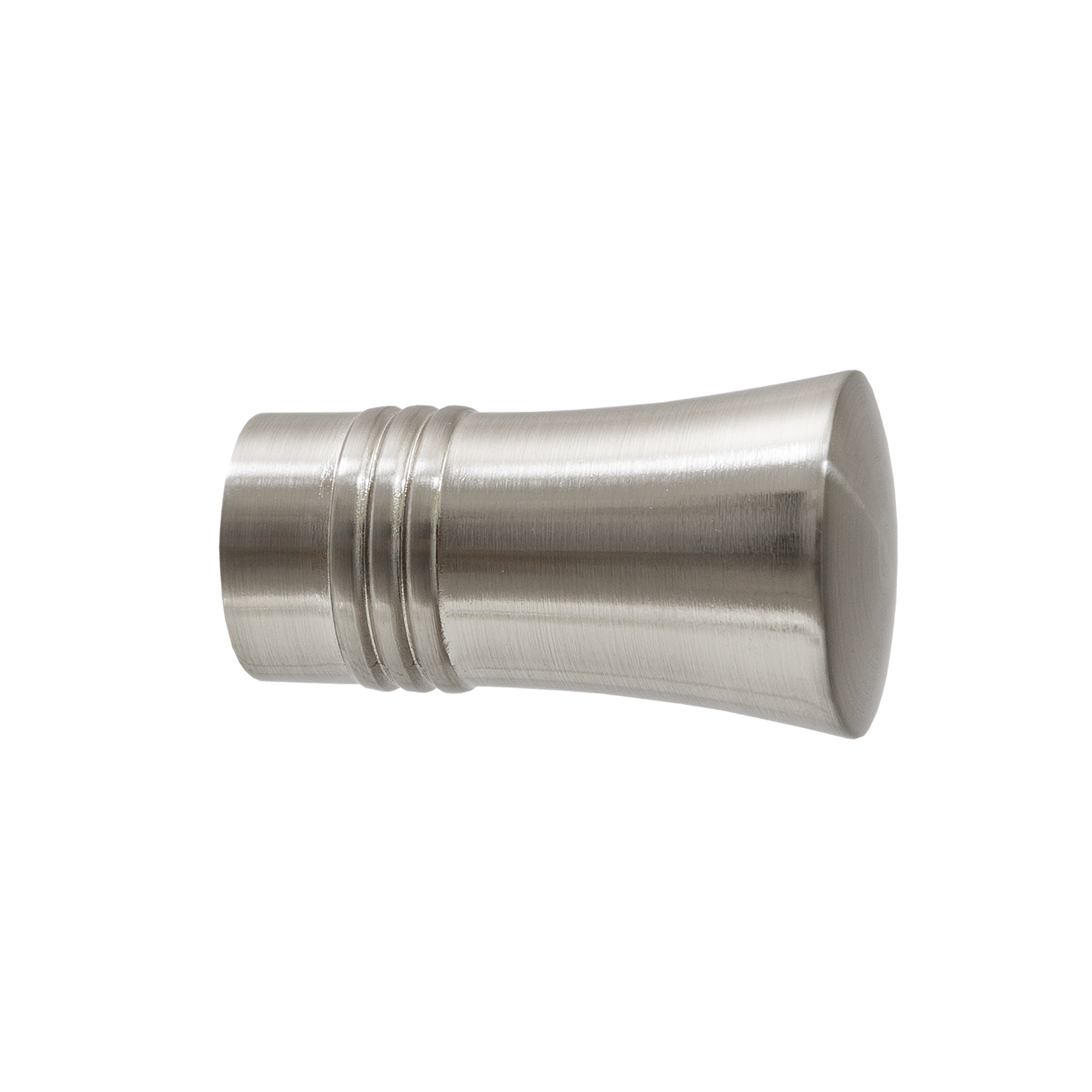 Końcówka do karnisza Capri efekt stali 19 mm 2 szt.