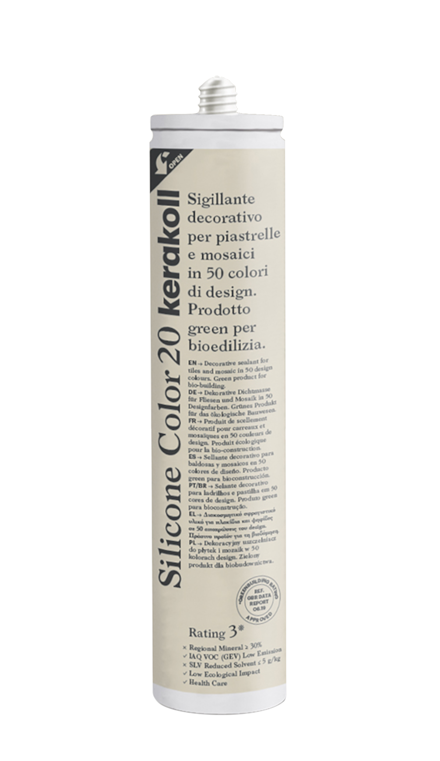 Silikon sanitarny color 20 310 ml Kerakoll - 2