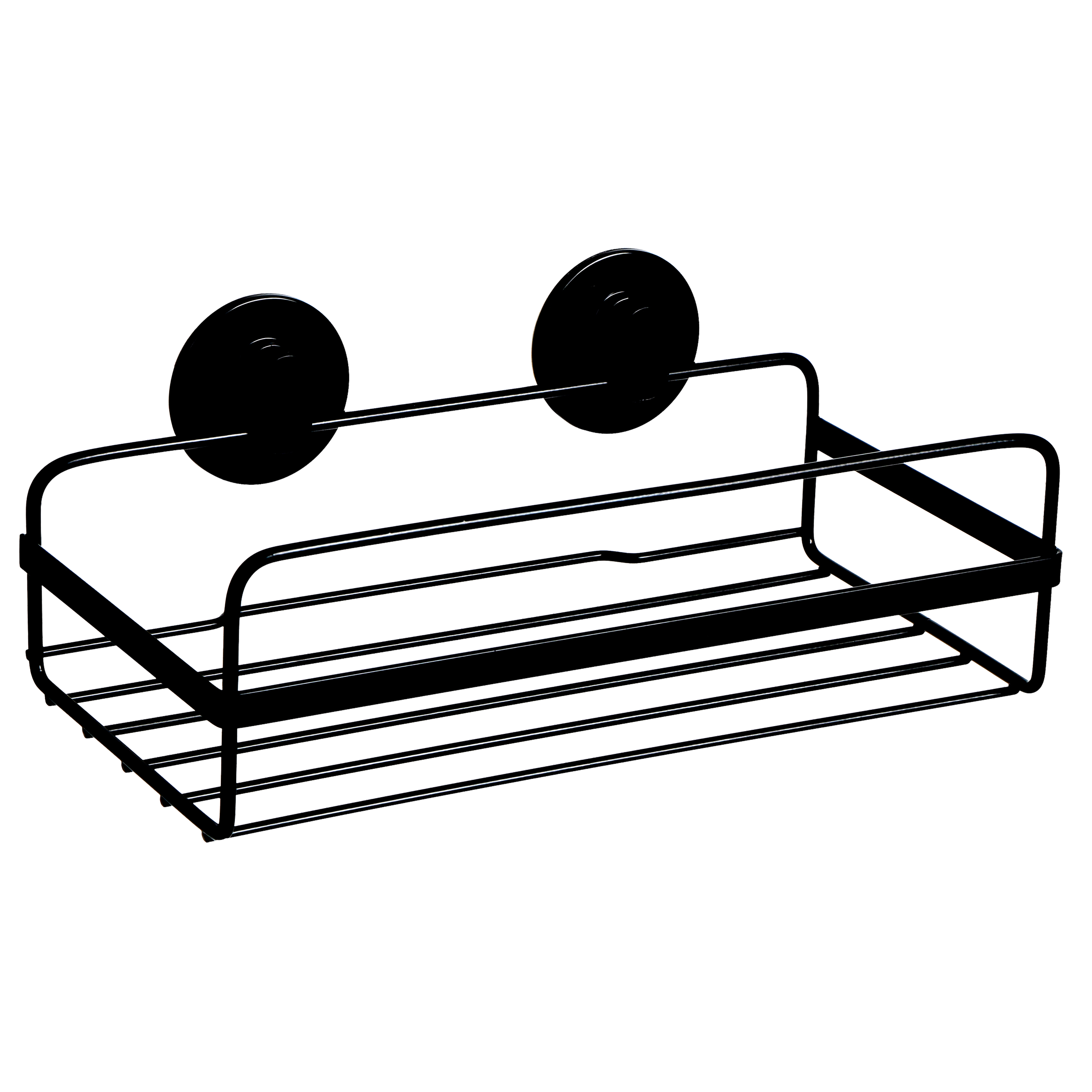 Półka łazienkowa Loft Black Sepio