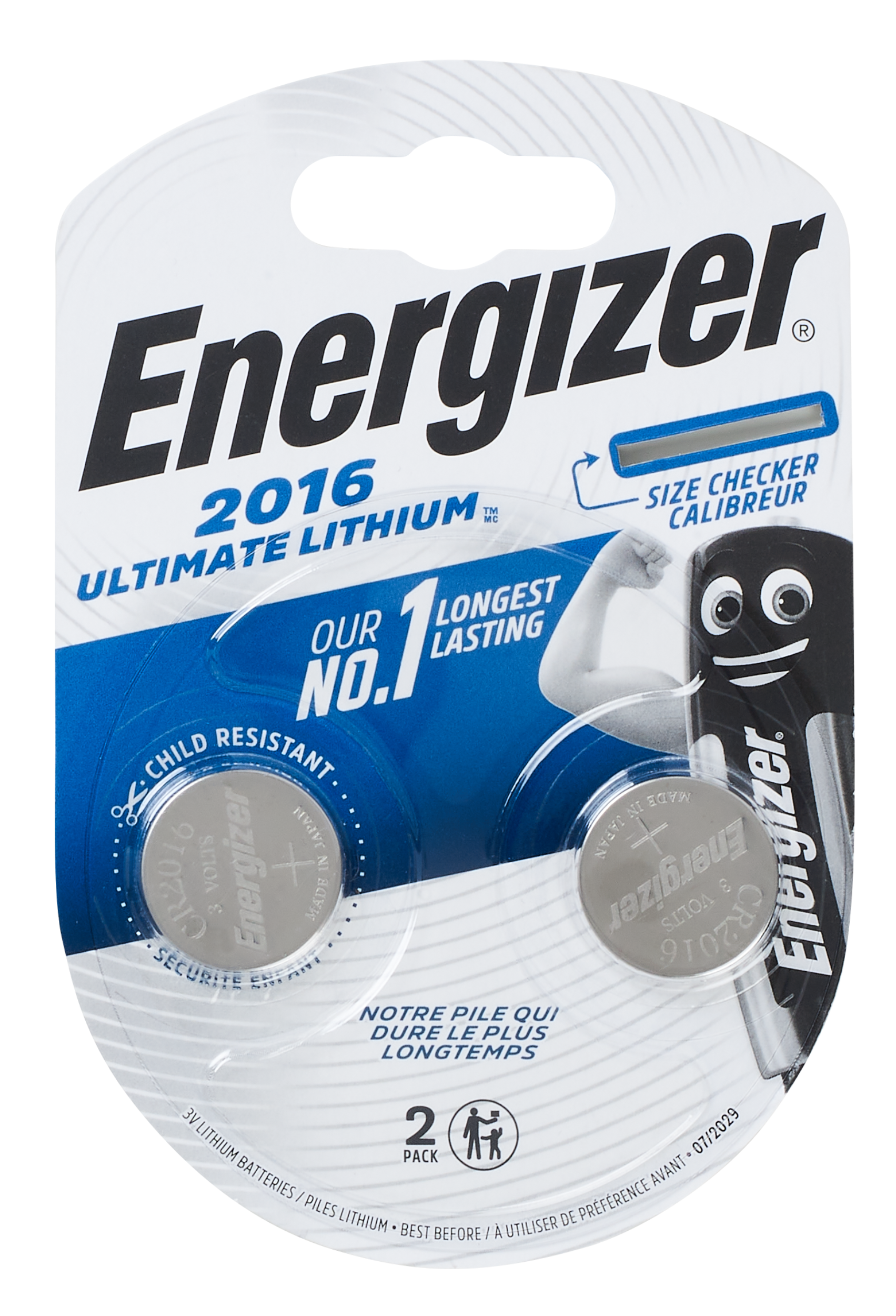 Bateria litowa CR2016 ULTIMATE LITH 2 szt. ENERGIZER - 2