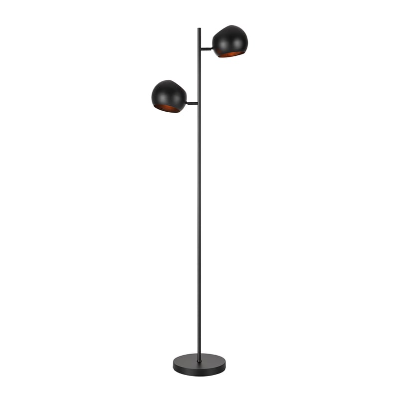 Lampa podłogowa Edgar czarna 2 x E14 Markslojd