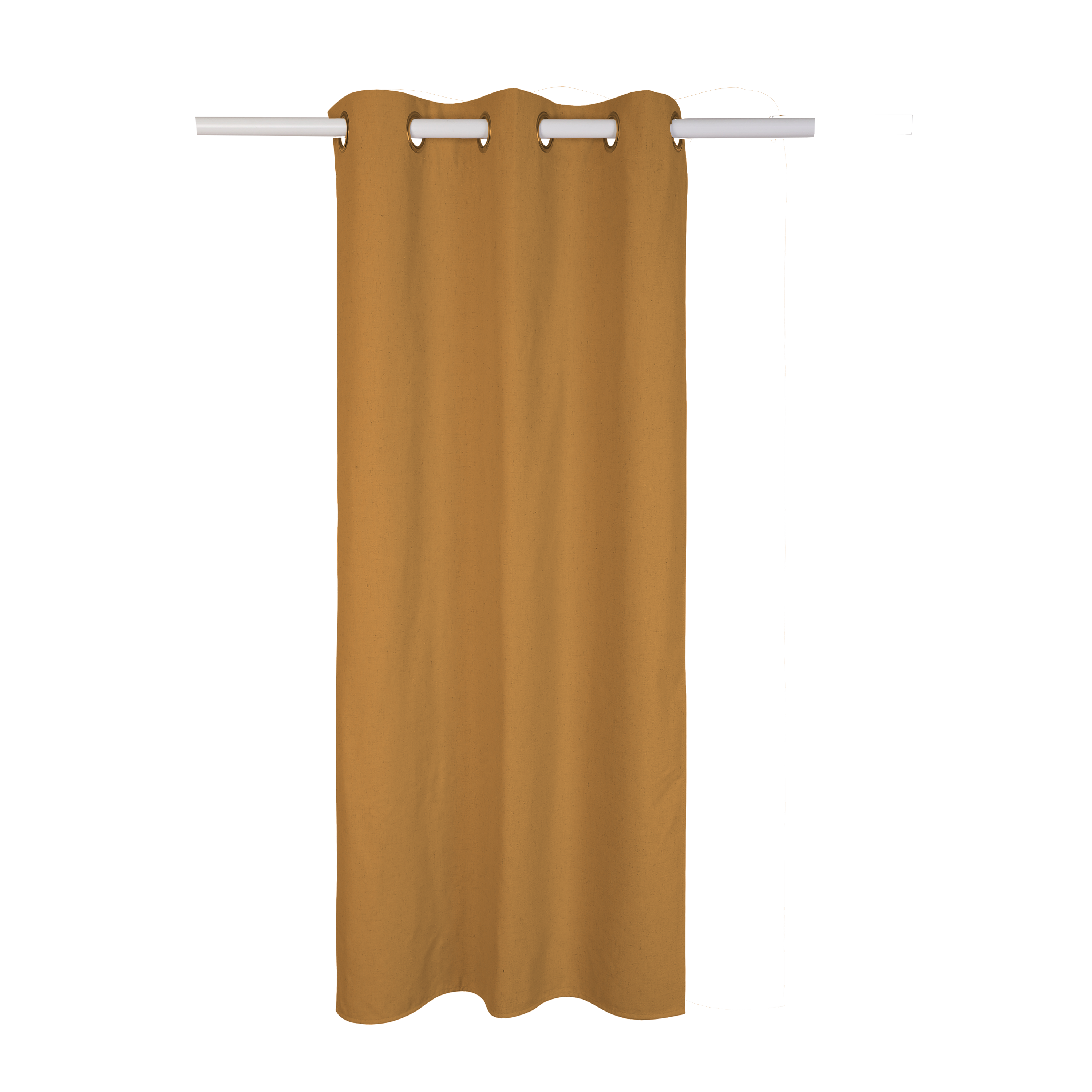 Rideau occultant occultant avec revêtement, Aleyna, jaune H.280 x l.140 cm INSPI - 8