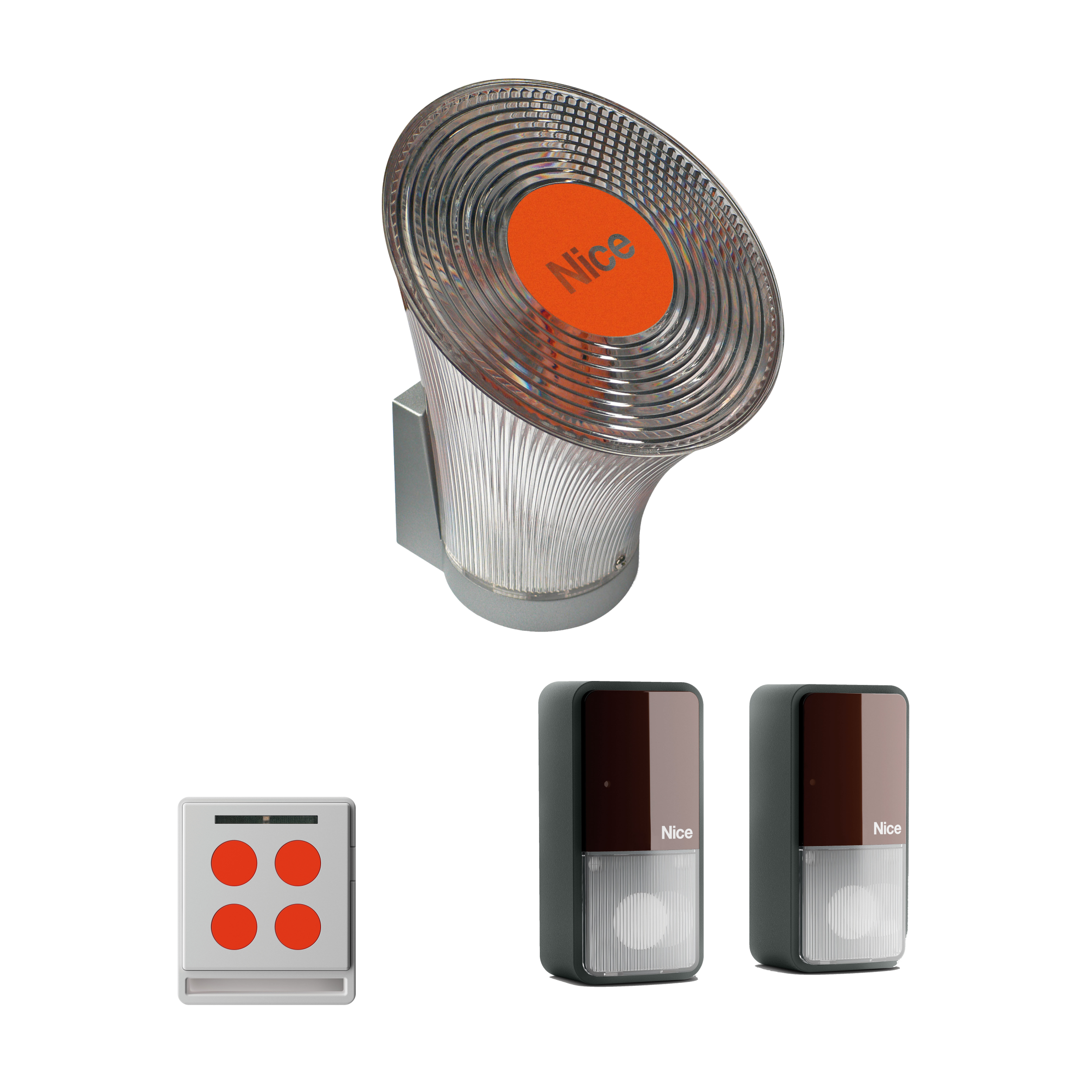 Zestaw akcesoriów - pilot ECCO5, fotokomórki PH200, lampa FL200 NICE HOME