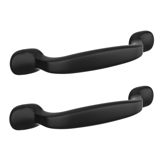 Lote 2 tiradores cocina Delinia ID Kitnos zamak negro mate