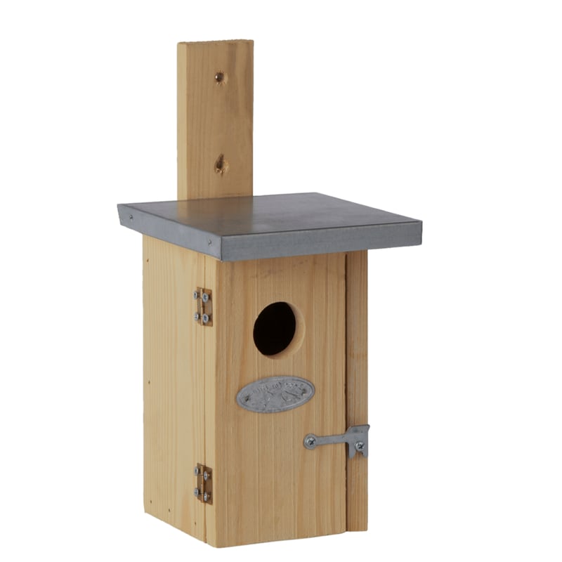 Budka lęgowa drewniana brązowa