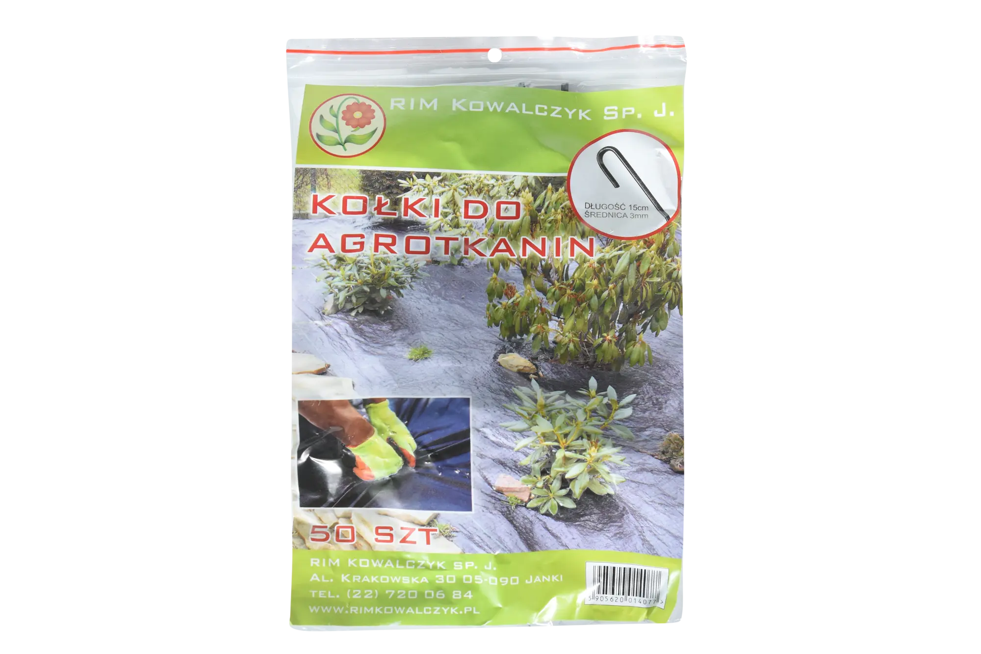 Szpilki do agrowłókniny 50szt. metalowe Rim Kowalczyk - 4