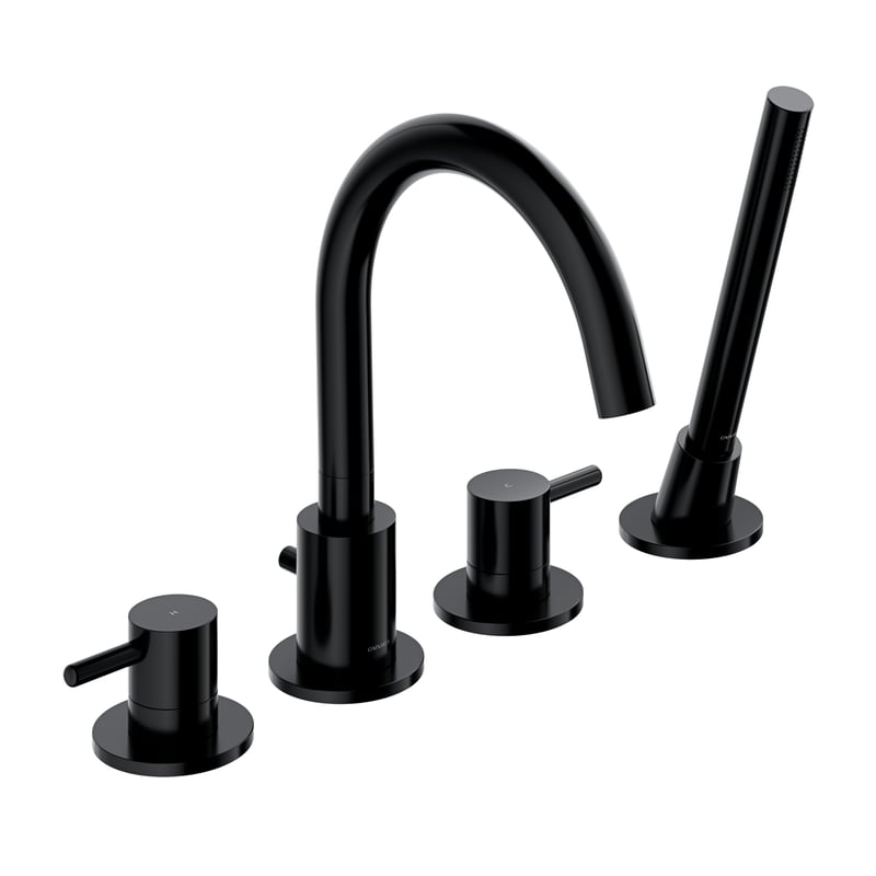 Bateria wannowa czarna Simplon 4-Otw. Omnires