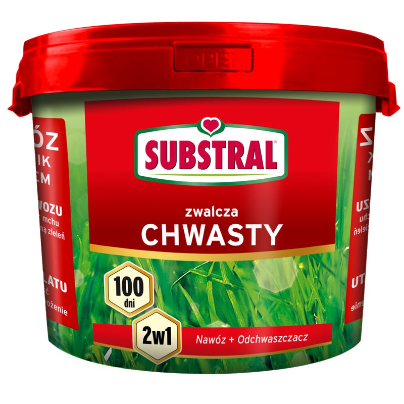 Nawóz do trawnika odchwaszczacz 100 dni 2w1 5kg Substral