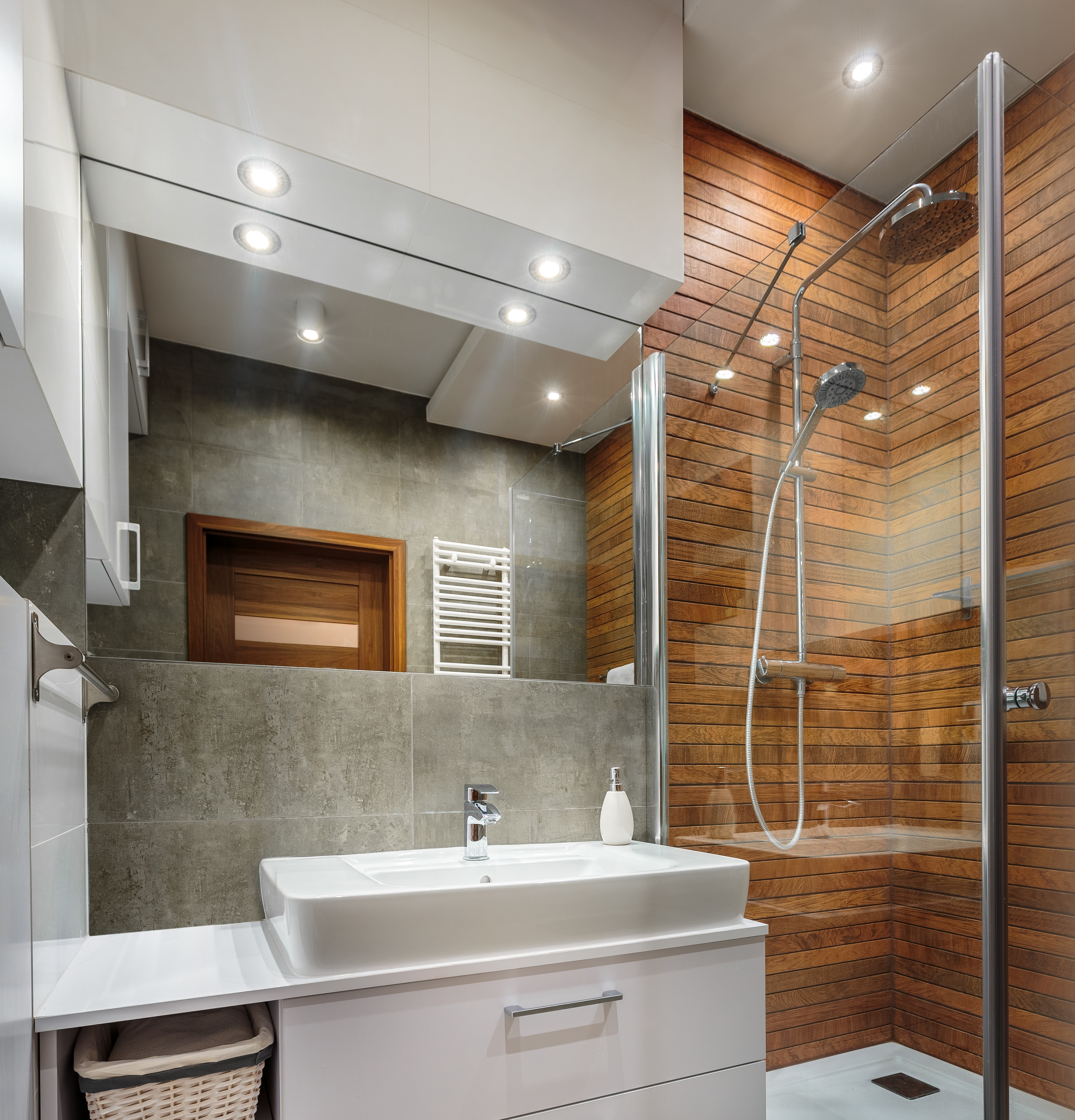 Oprawa stropowa oczko LAGOS ruchoma IP65 śr. 9.3 cm biała GU10 LIGHT PRESTIGE - 2