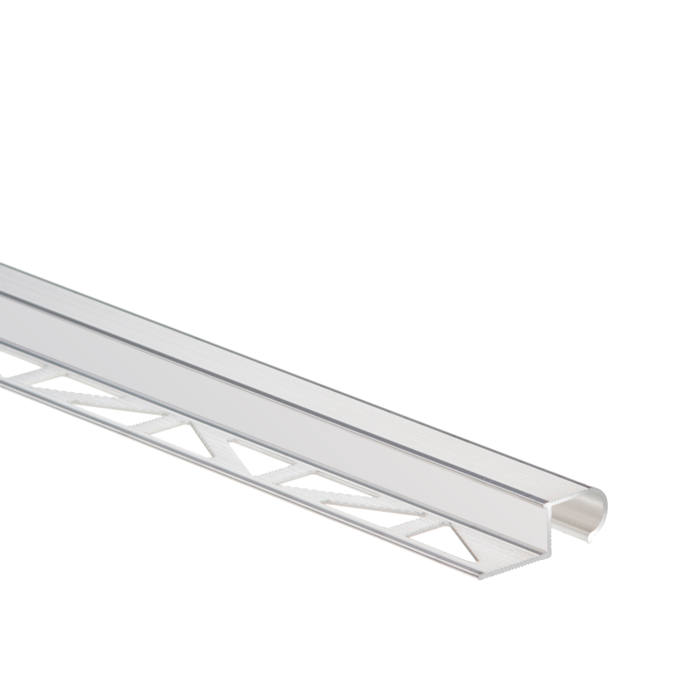 Profil wykończeniowy schodowy aluminium 2.5 m Srebrny Standers