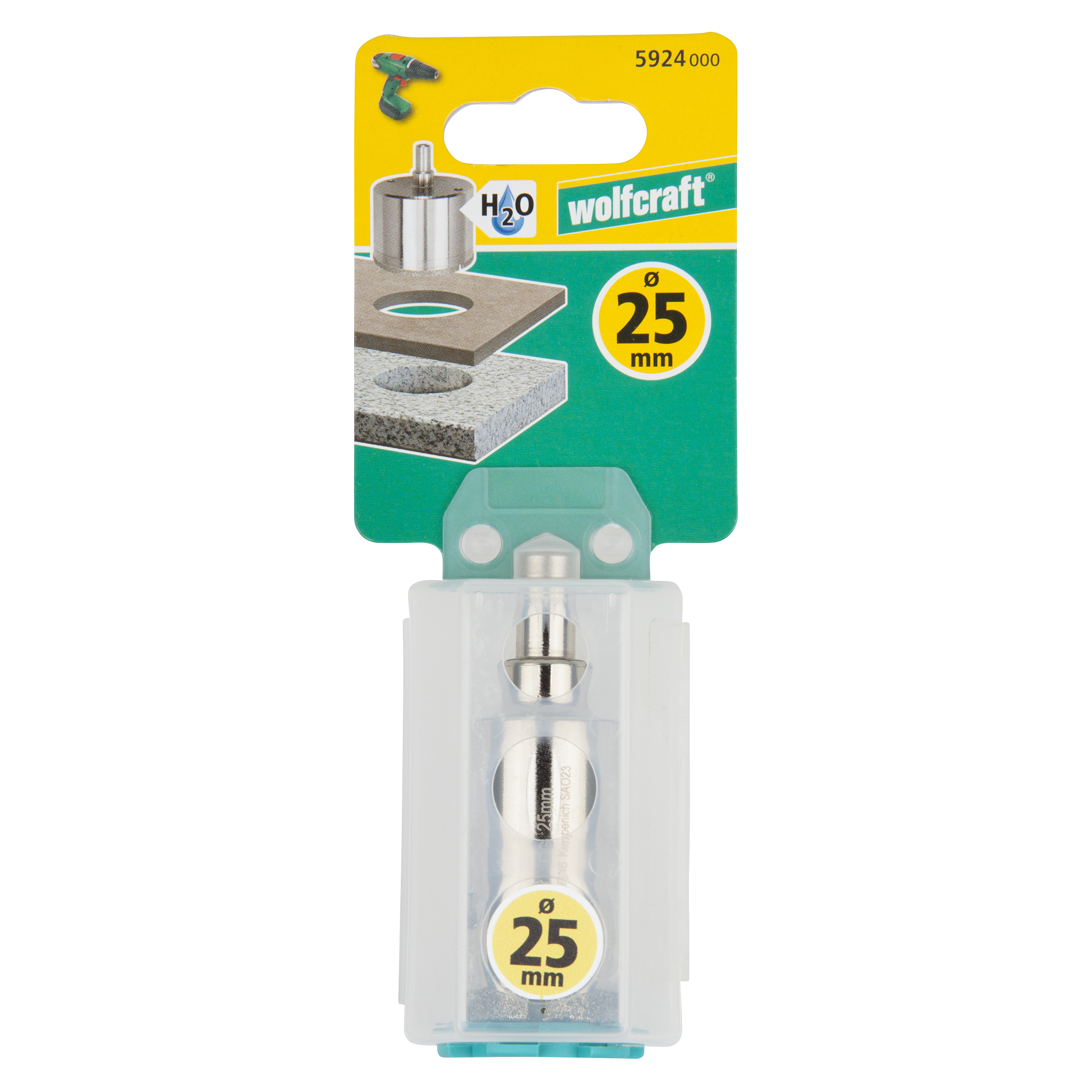 Otwornica DIAMENTOWA 25 mm CERAMIC 5924000 WOLFCRAFT - 6