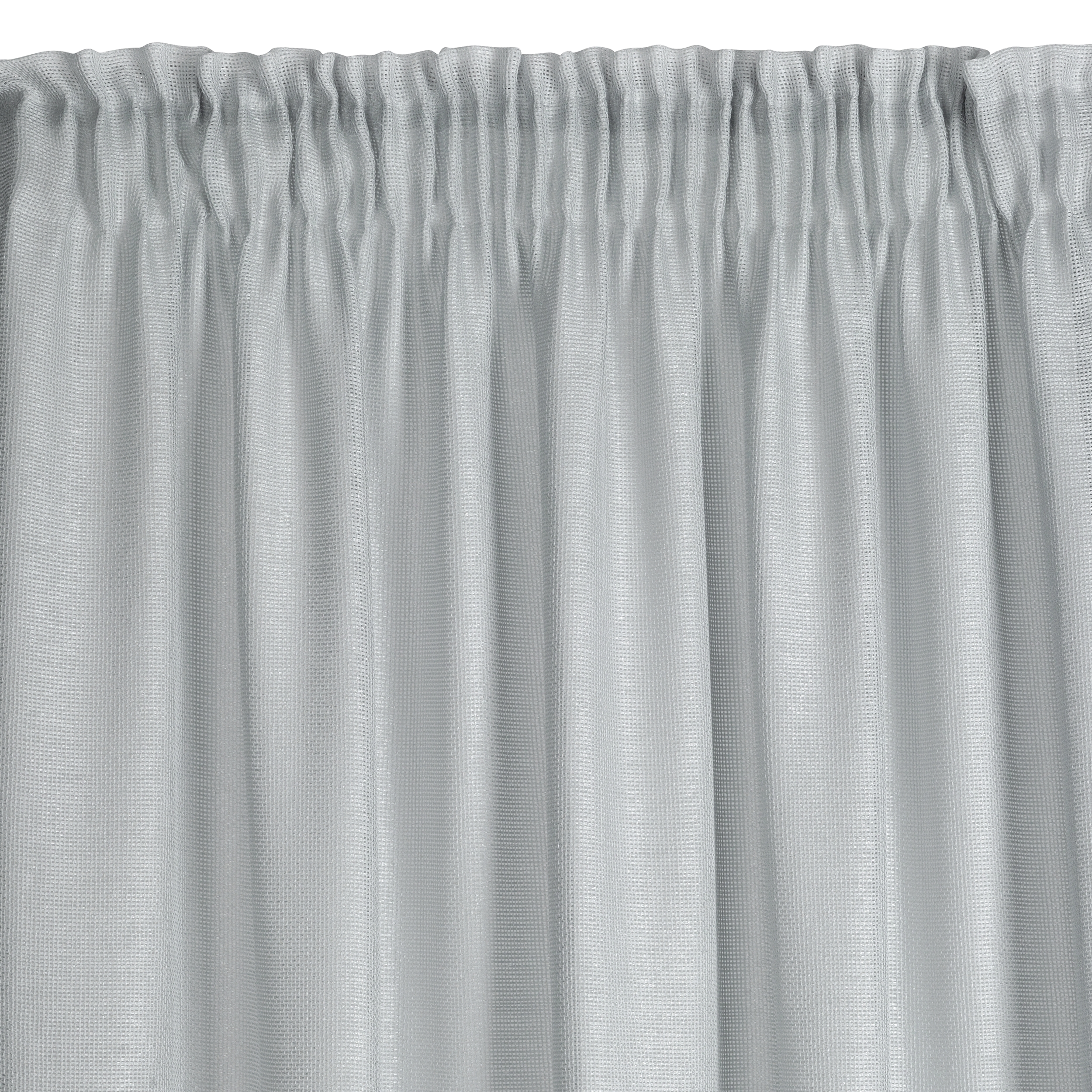 Firana na taśmie Celine 140 x 270 cm srebrna - 4