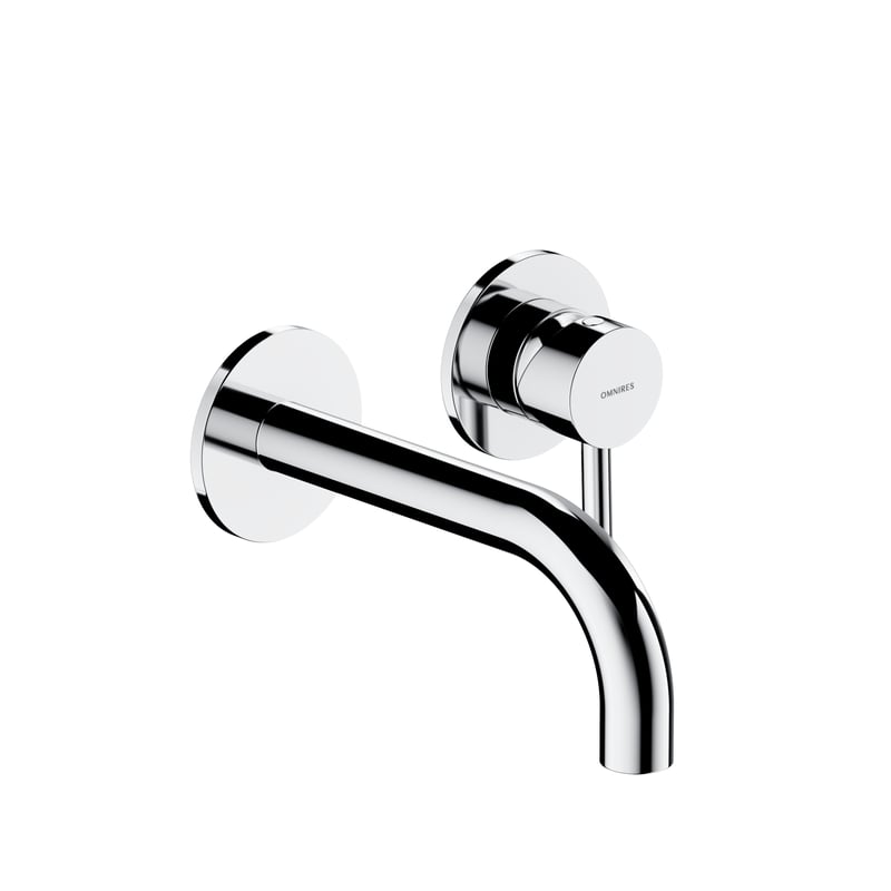 Bateria umywalkowa podtynkowa głowica 40 mm chrom Simplon Omnires