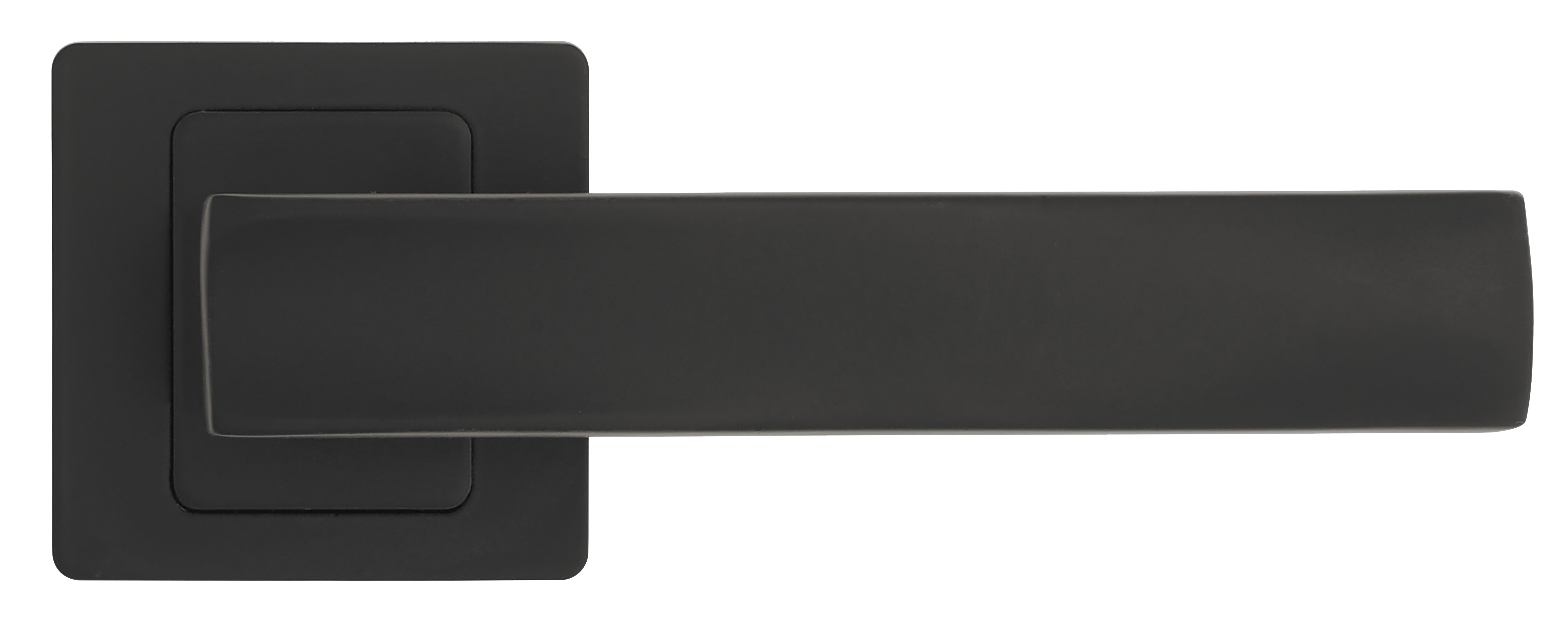 Klamka do drzwi wewnętrznych na rozecie Eureka Czarna - 4