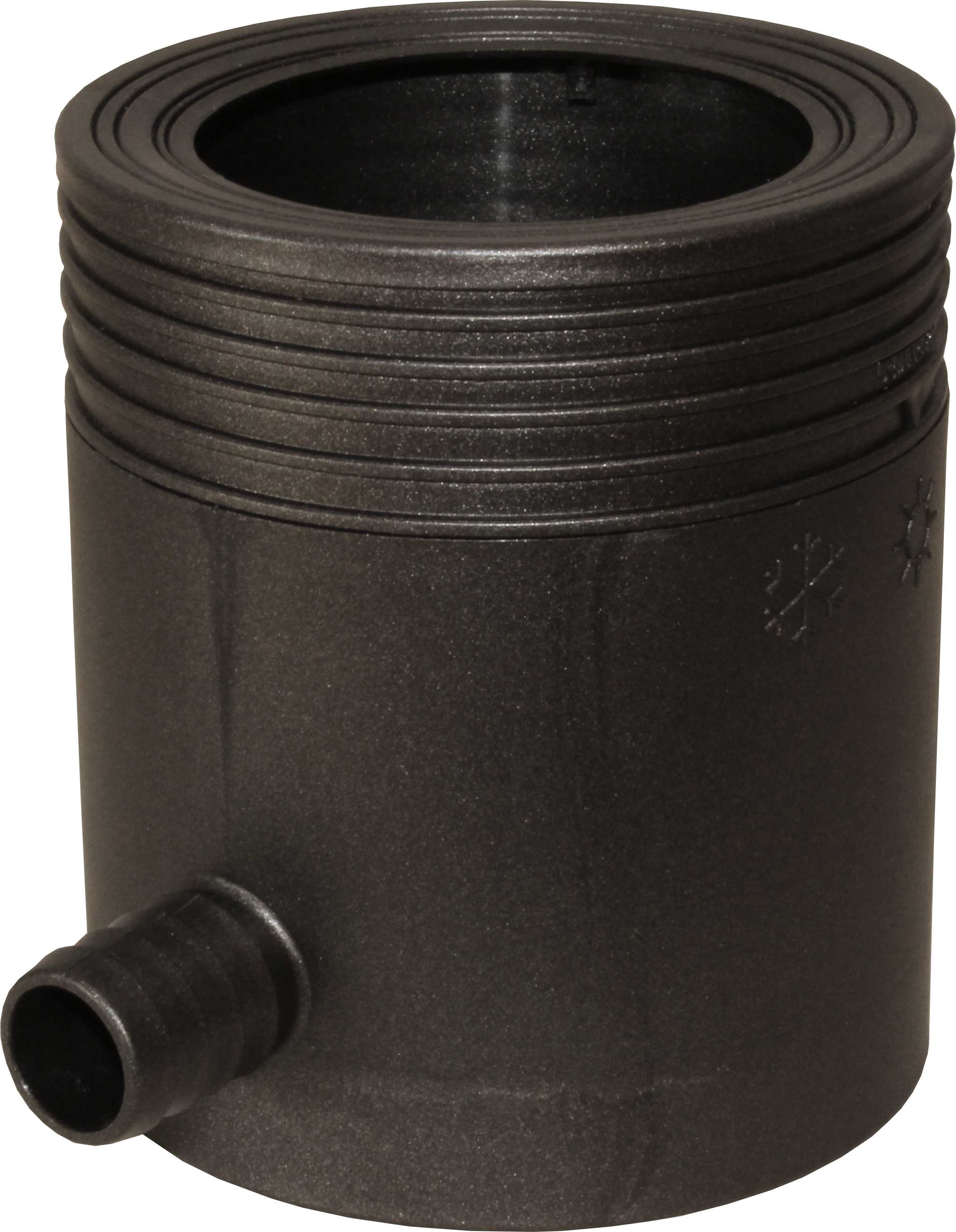 Zbieracz wody deszczowej do rur 80-105 mm (PVC i metal) grafit Marley