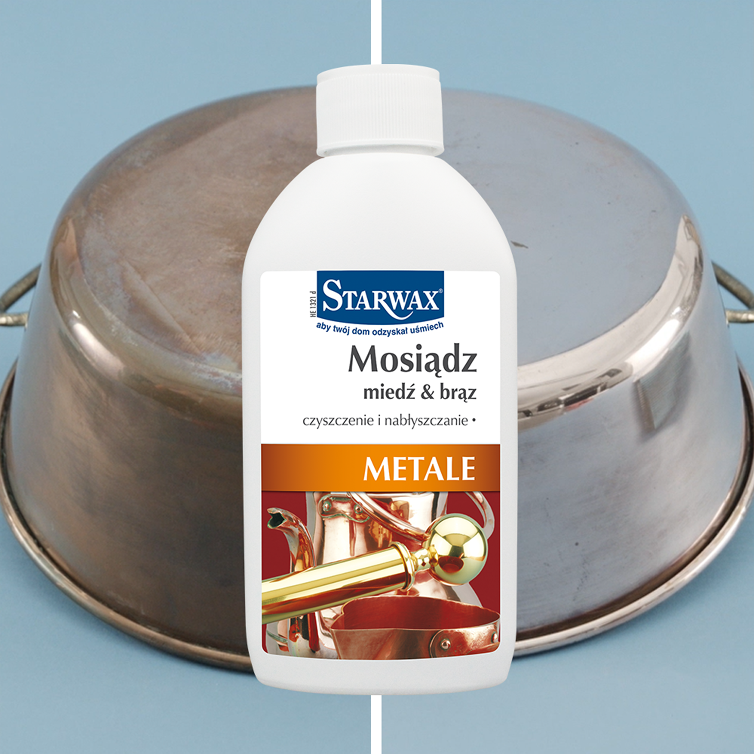 Środek czyszczący i nabłyszczający METALE mosiądz, miedź & brąz 0.25 l STARWAX - 2
