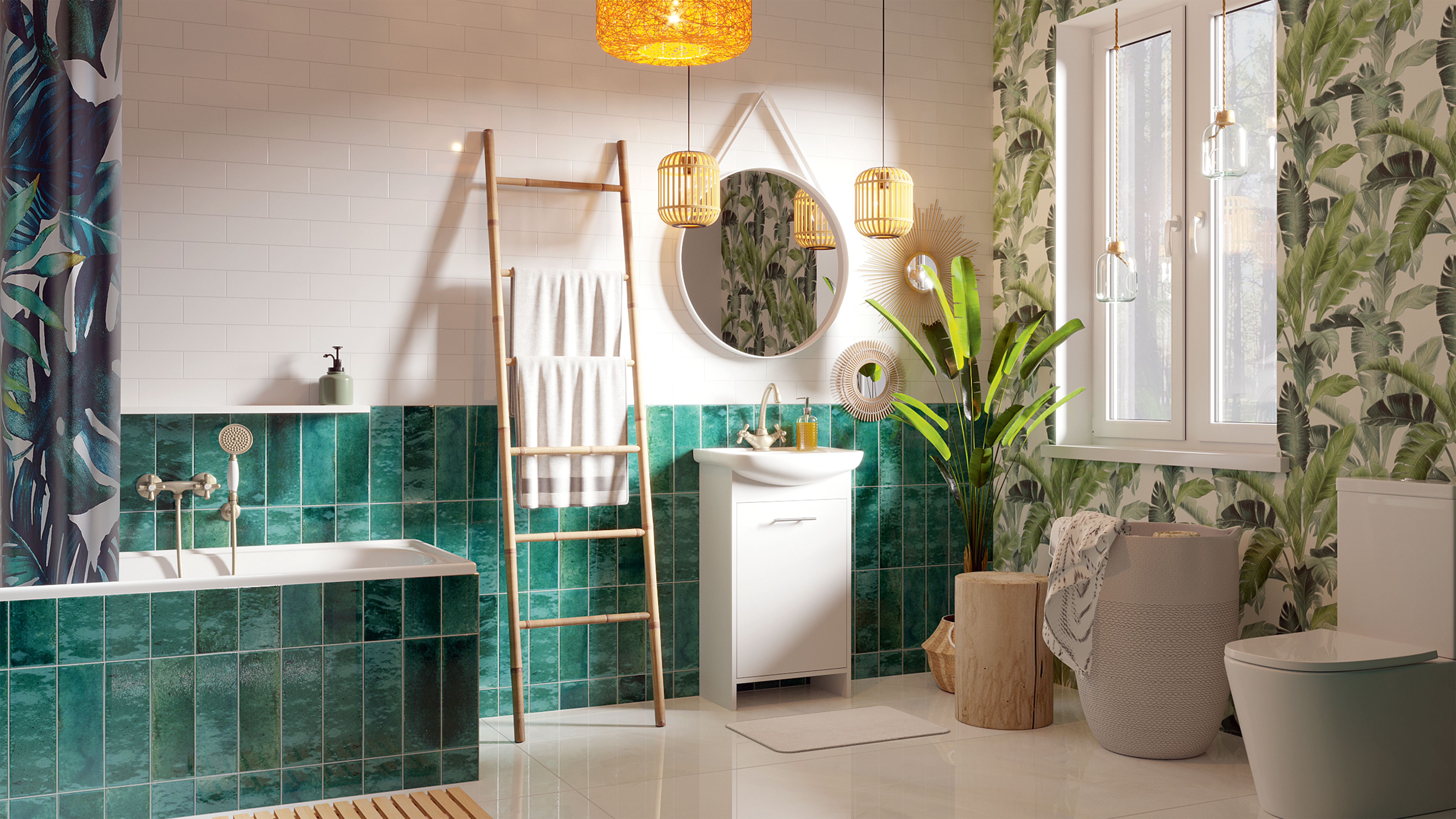 Zestaw mebli łazienkowych z umywalką 45 Fight Sensea - 4