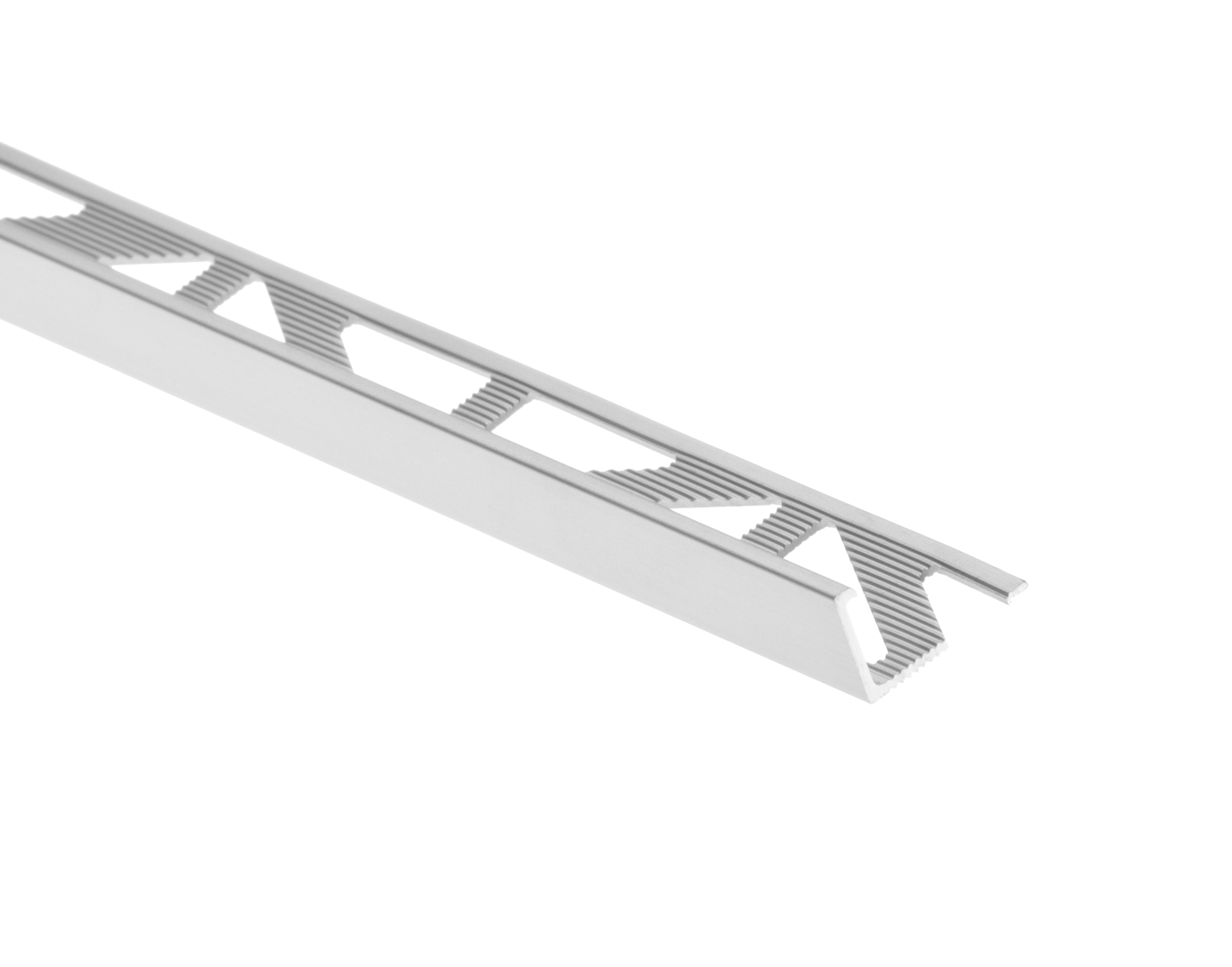 Profil do glazury aluminium narożny 8 mm / 2.5 m Srebrny Cezar