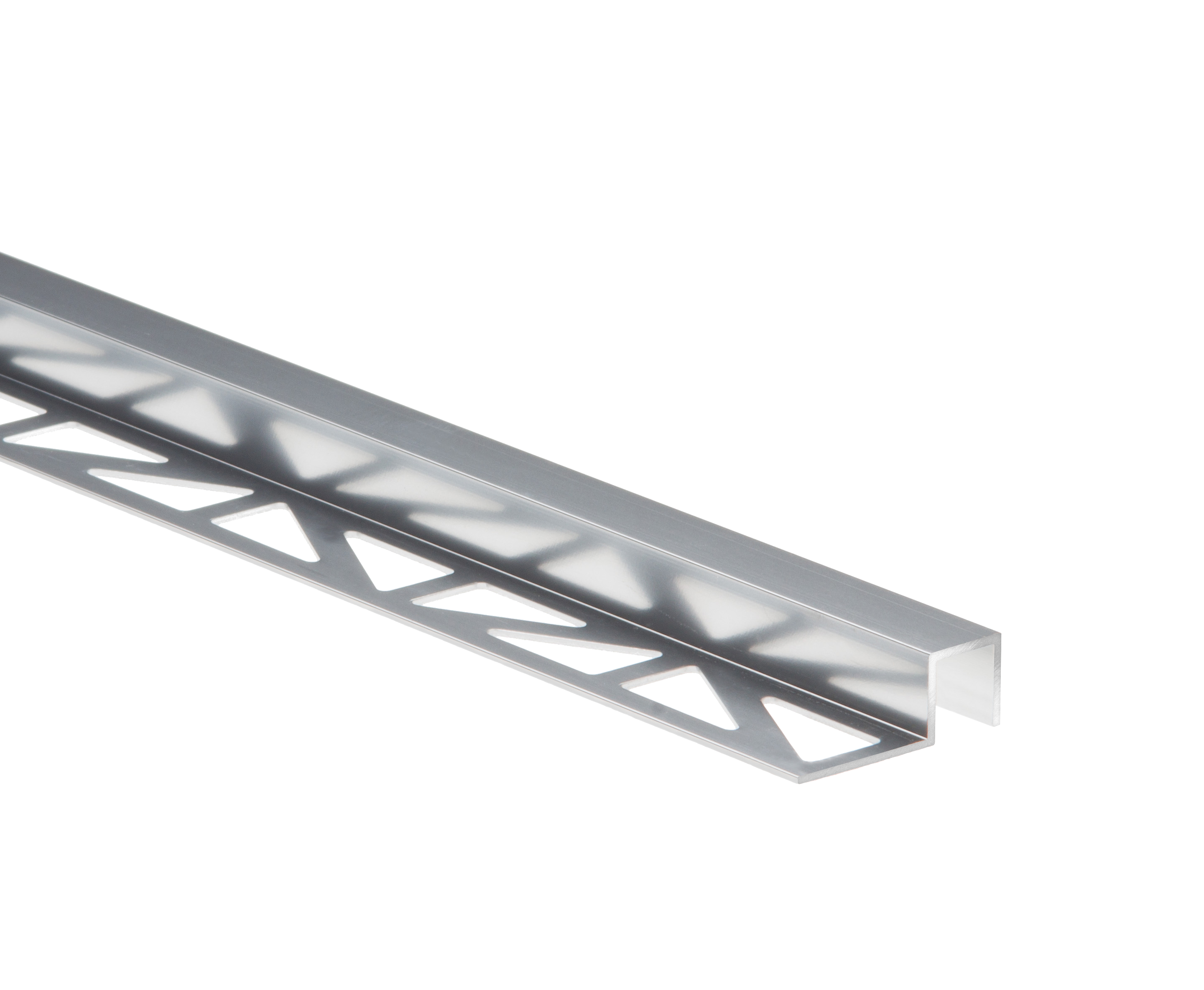 Profil wykończeniowy aluminium kwadrat 8 X 10 mm / 2.5 m Elpol Srebrny Standers