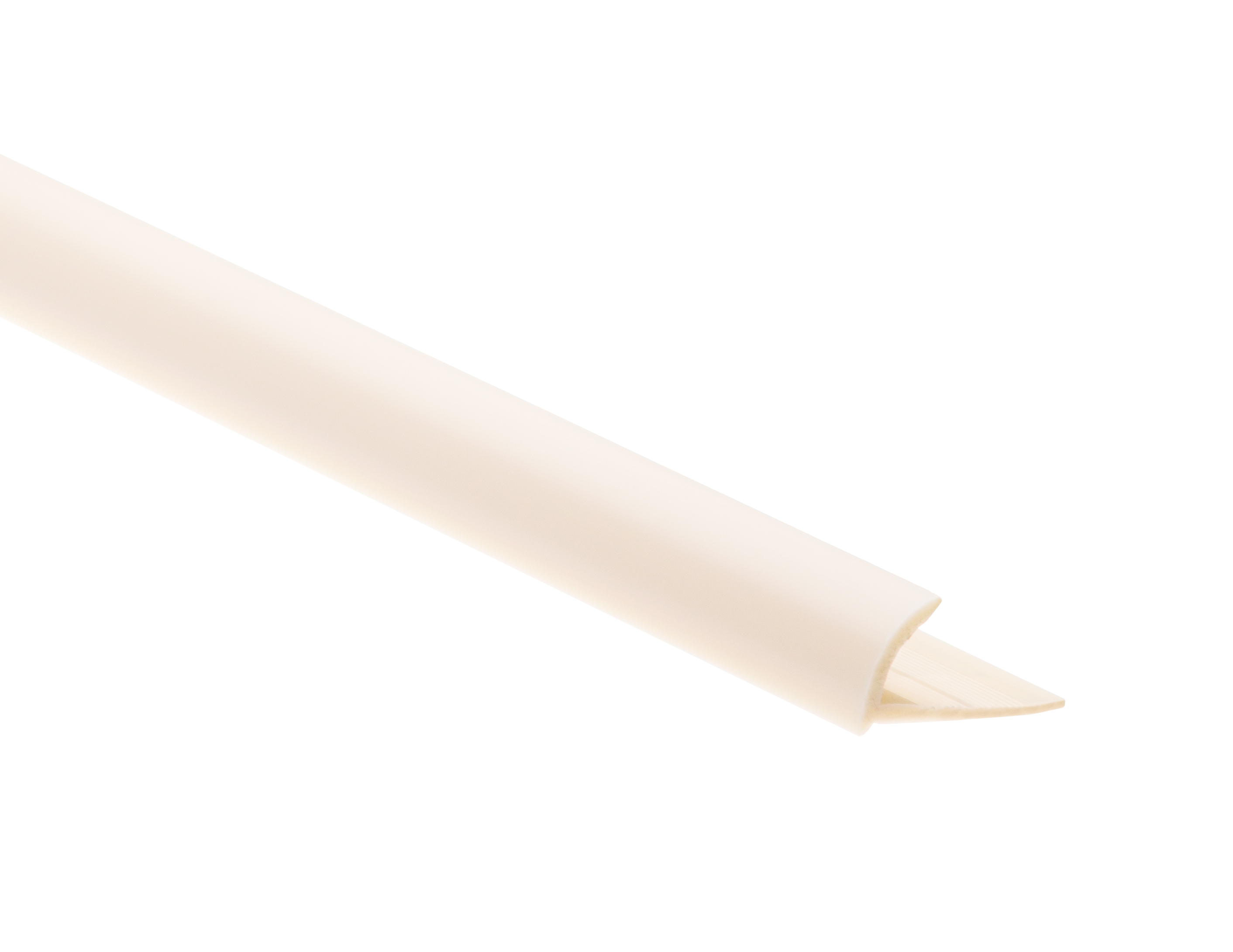 Profil do glazury zewnętrzny półokrągły PVC 10 mm / 2.5 m Kość słoniowa Standers