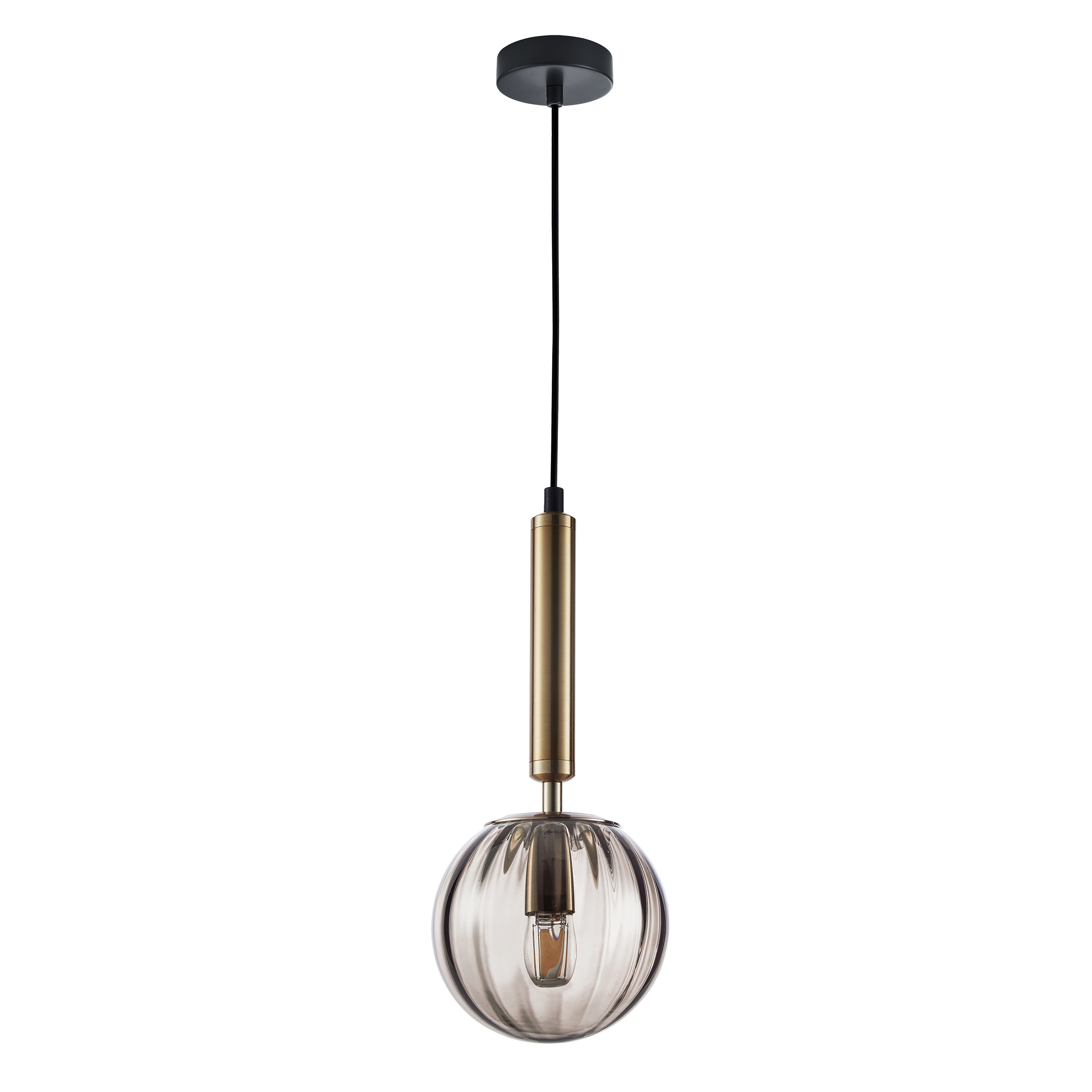 Lampa wisząca Ravena złoto-czarna E27 Italux