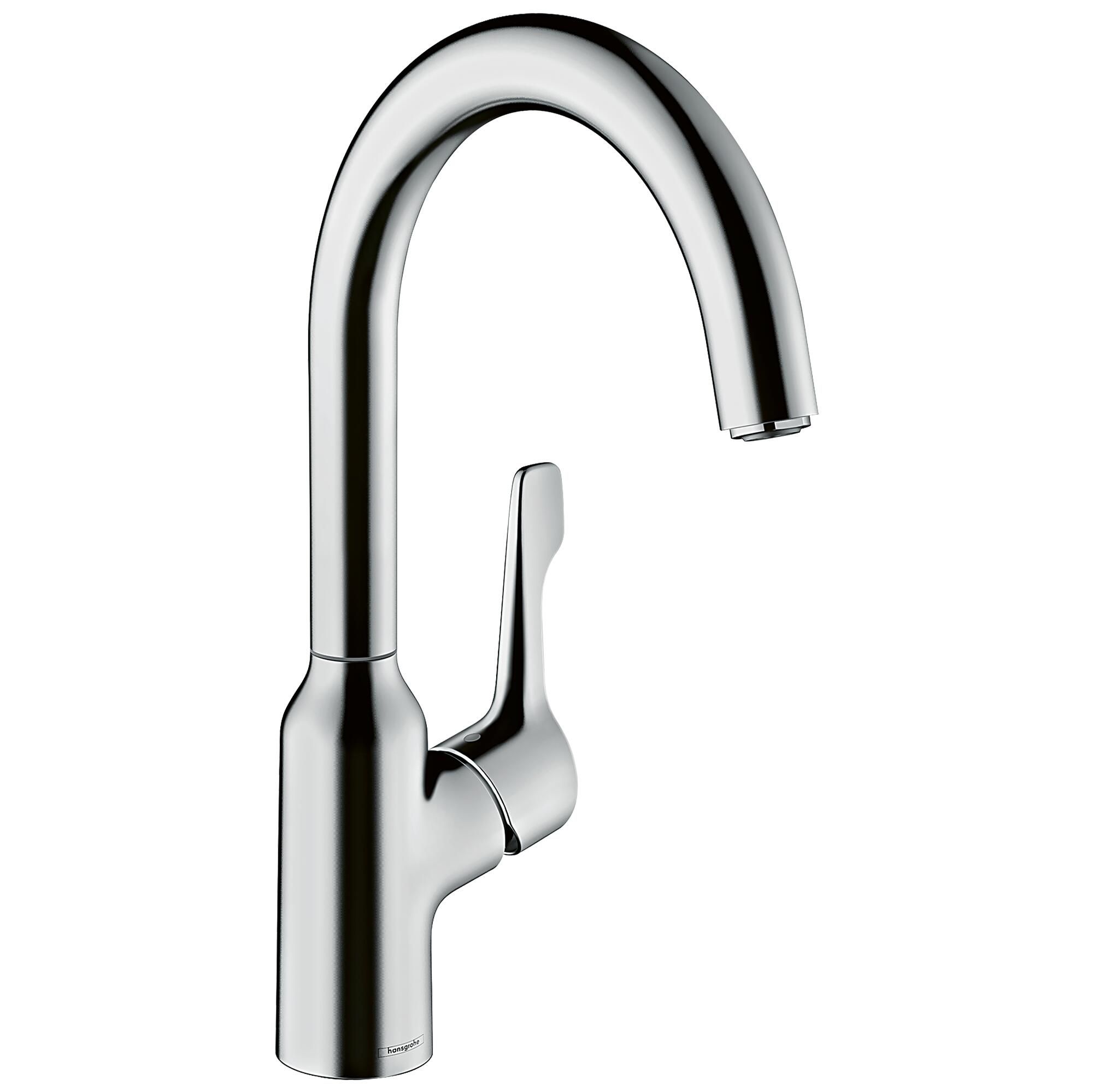 Grifo de cocina monomando cano alto HANSGROHE Focus M43 cromado Leroy Merlin