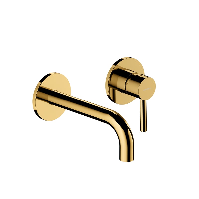 Bateria umywalkowa podtynkowa złota Simplon Omnires