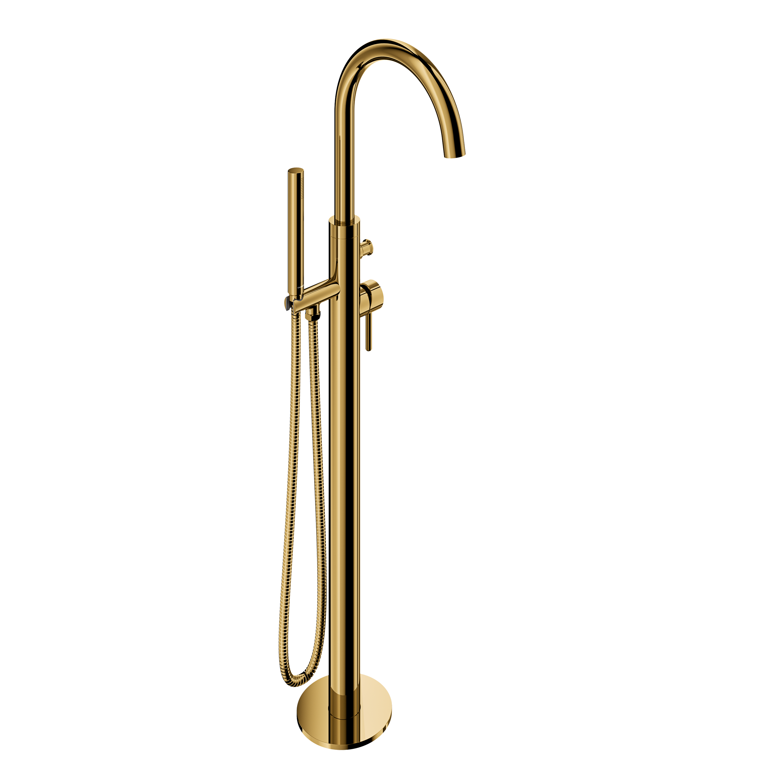 Bateria wannowa wolnostojąca złota Simplon Omnires