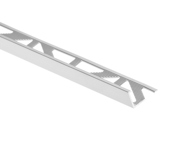 Profil do glazury aluminium narożny 10 mm / 2.5 m Srebrny Cezar