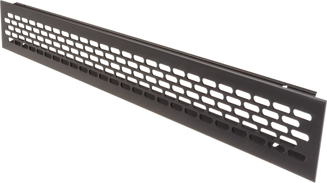 Kratka wentylacyjna do mebli nierdzewna czarna 480x60 mm