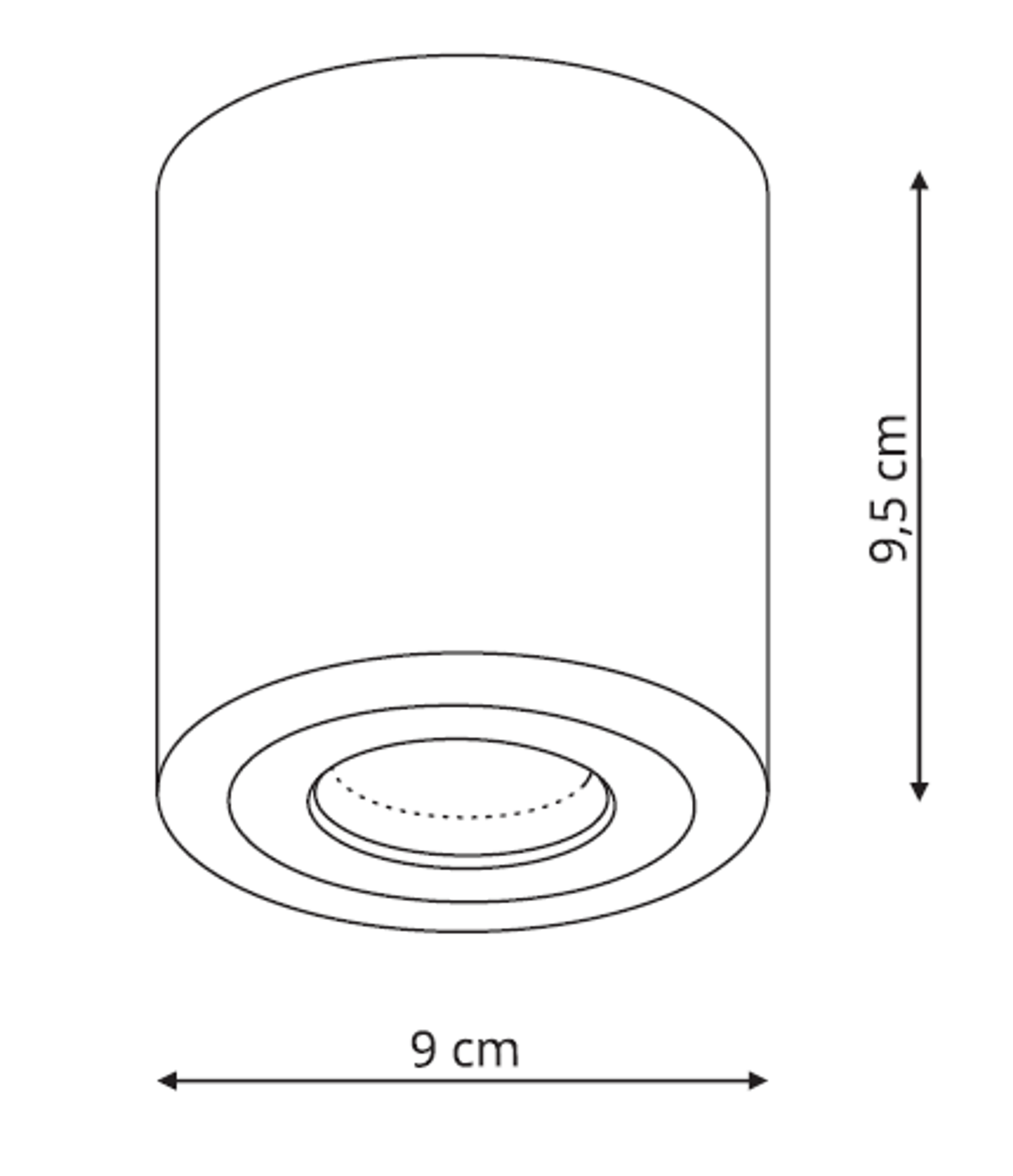 Oprawa natynkowa FARO XL IP65 czarna GU10 LIGHT PRESTIGE - 6