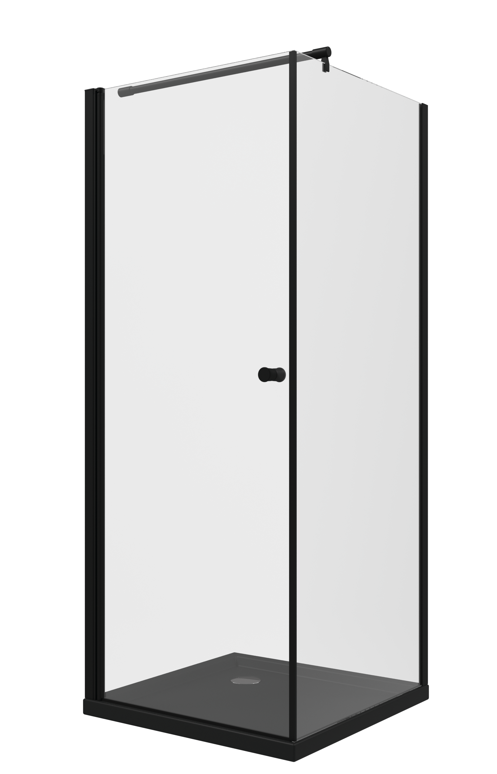 Brodzik Kwadratowy Sensea Ipsilon 80 x 80 x 5 cm Czarny Kamień - 8