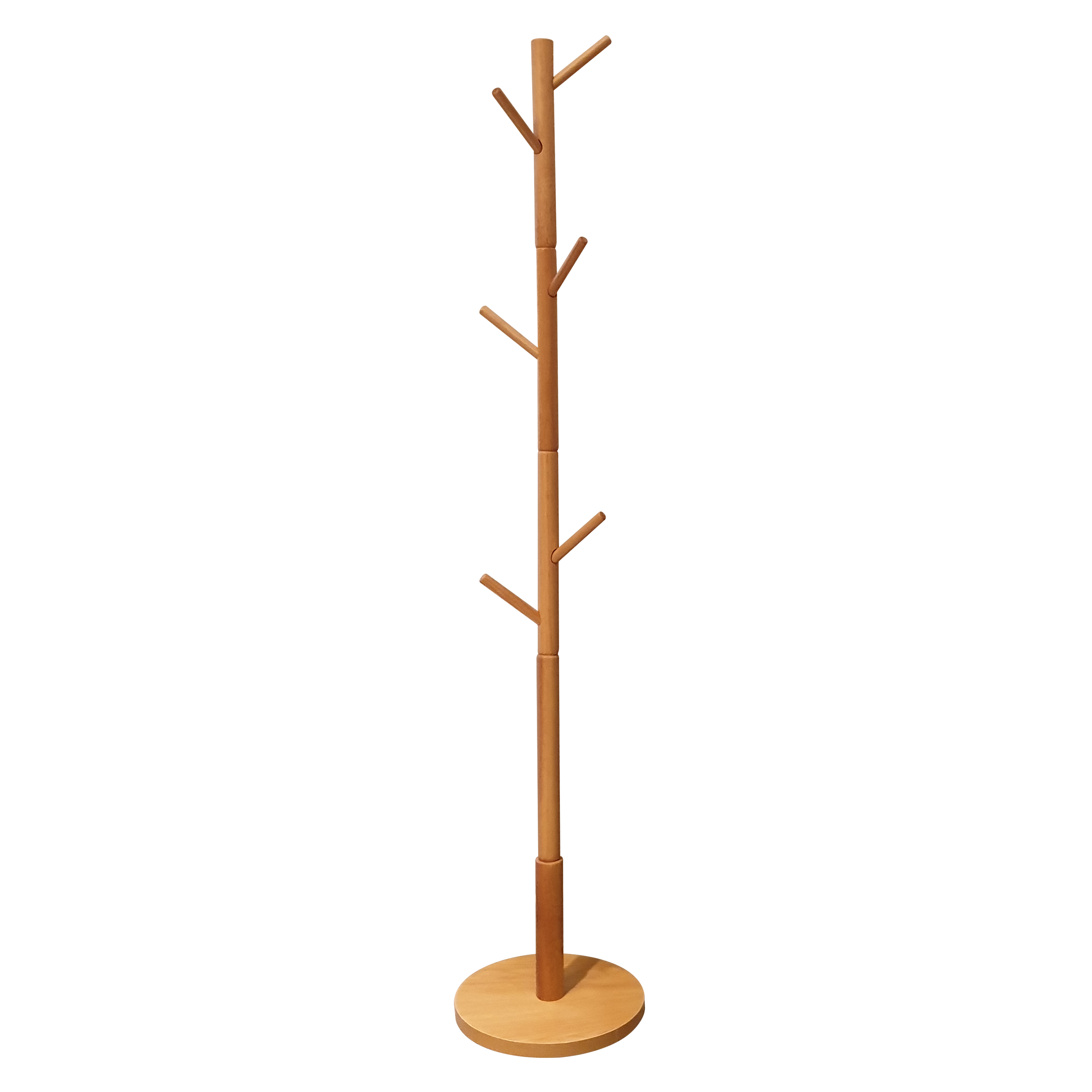 Wieszak na ubrania drewniany 173 cm Twist drewno naturalne