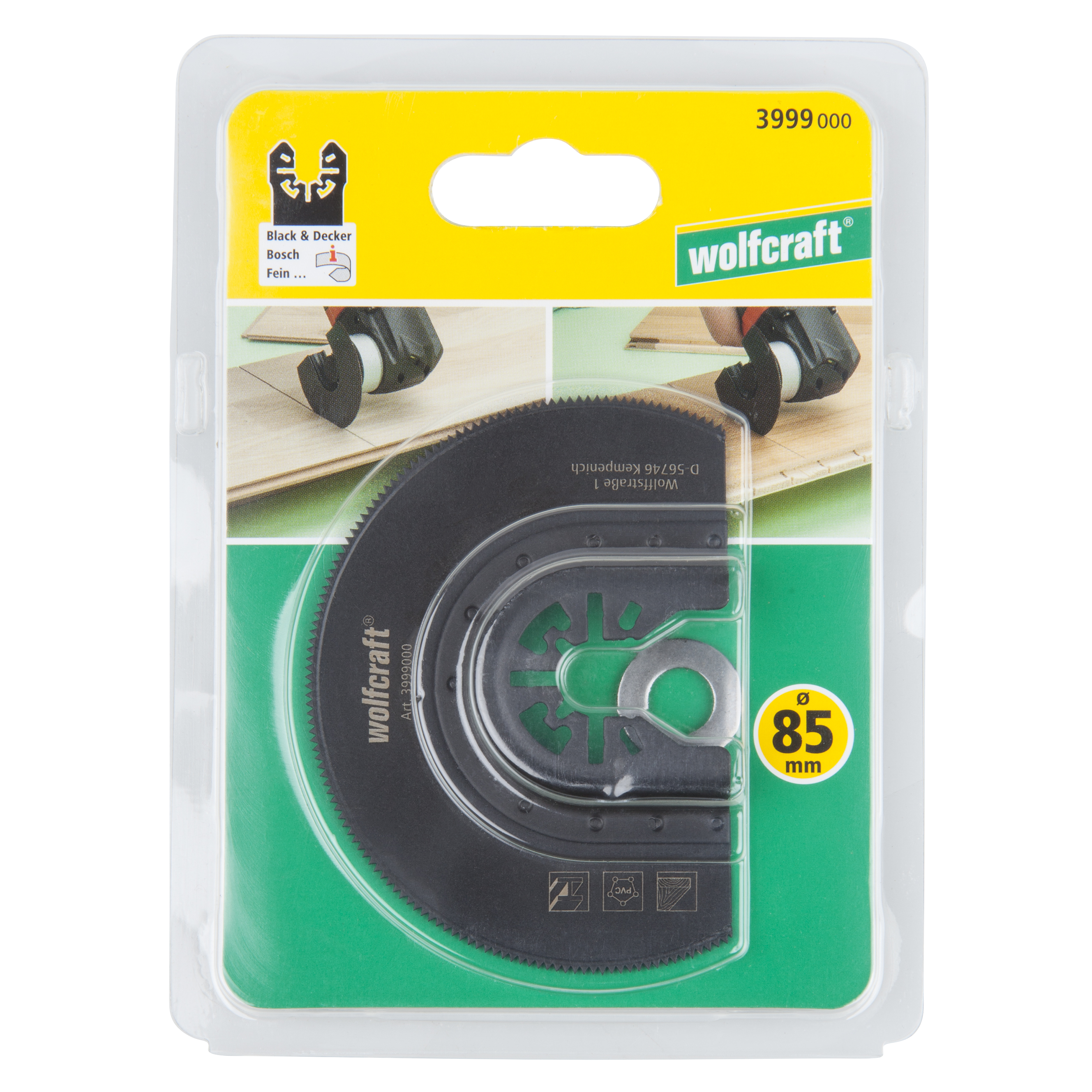 Brzeszczot 85 mm BIM 3999000 WOLFCRAFT - 4