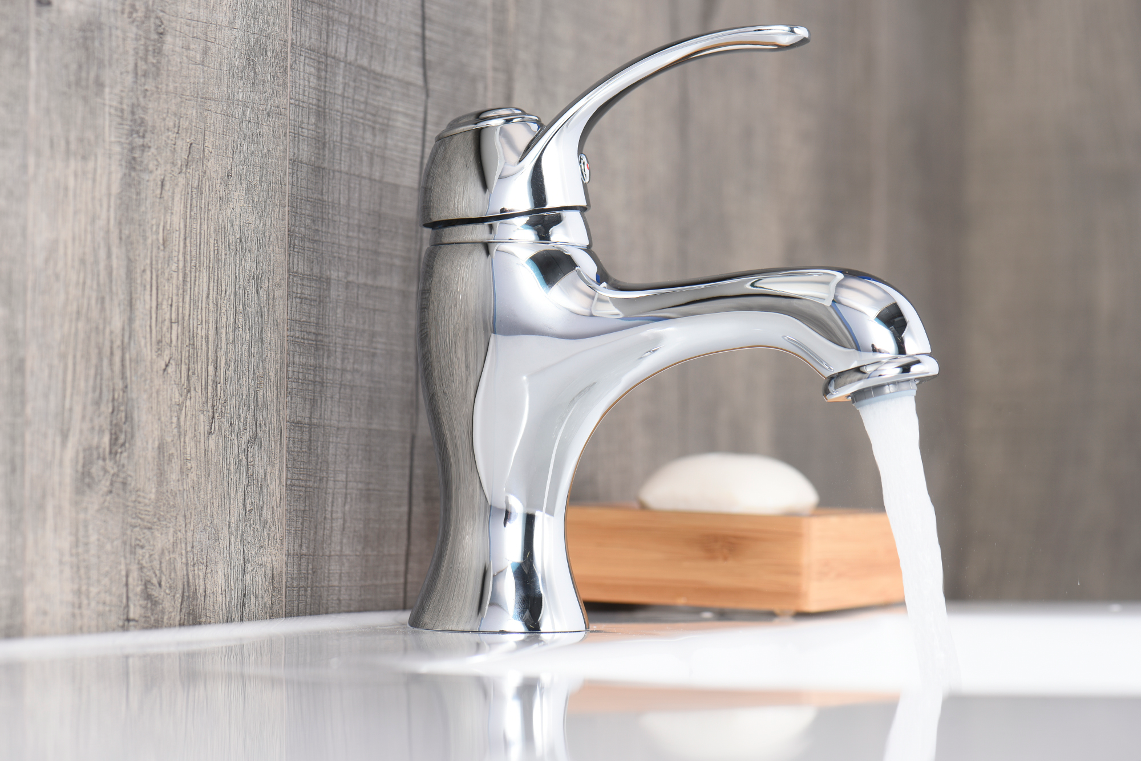 Grifo de lavabo SENSEA Puna monomando cromo brillo. Antical. Latón - 10