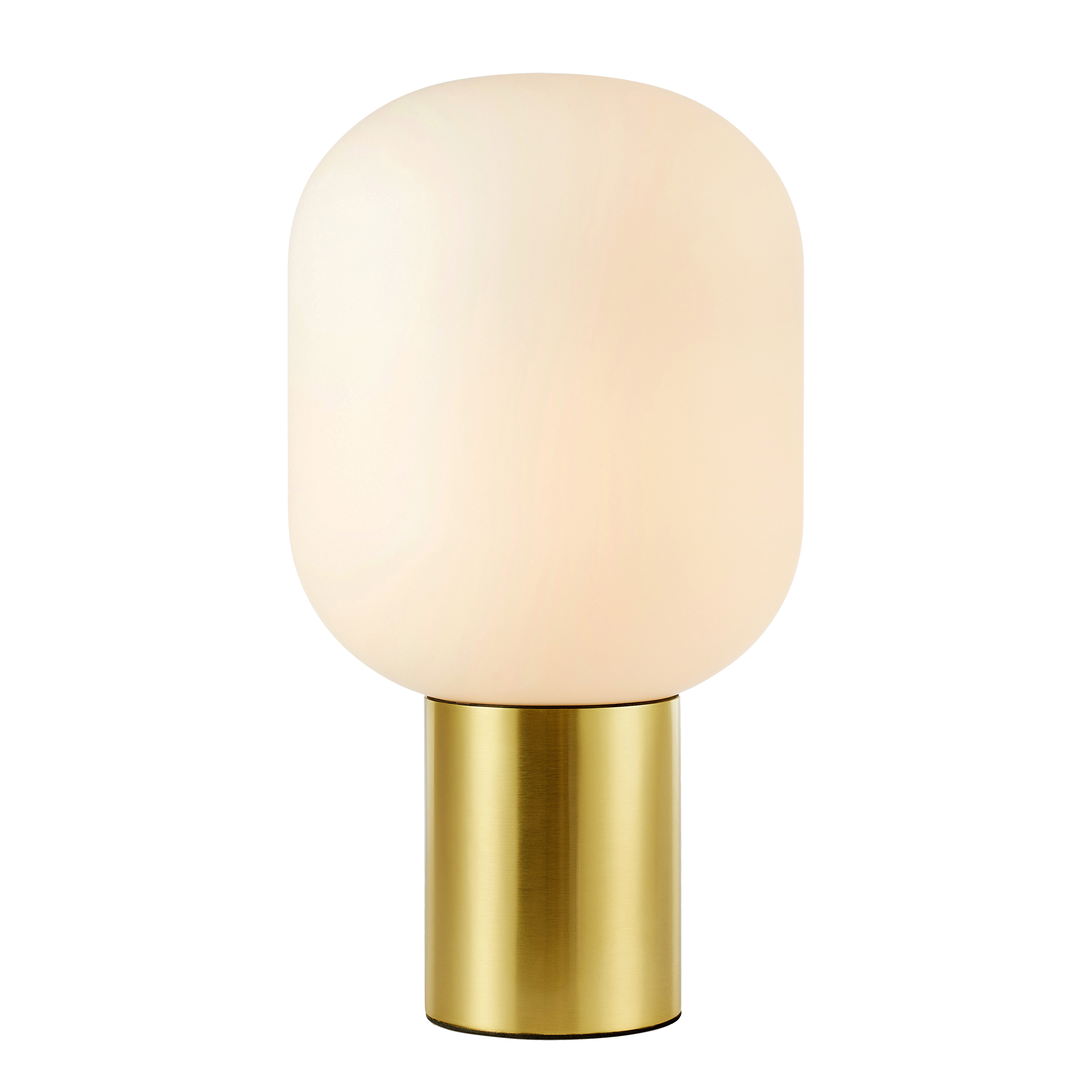 Lampa stołowa Brooklyn złoto-biała E27 Markslojd