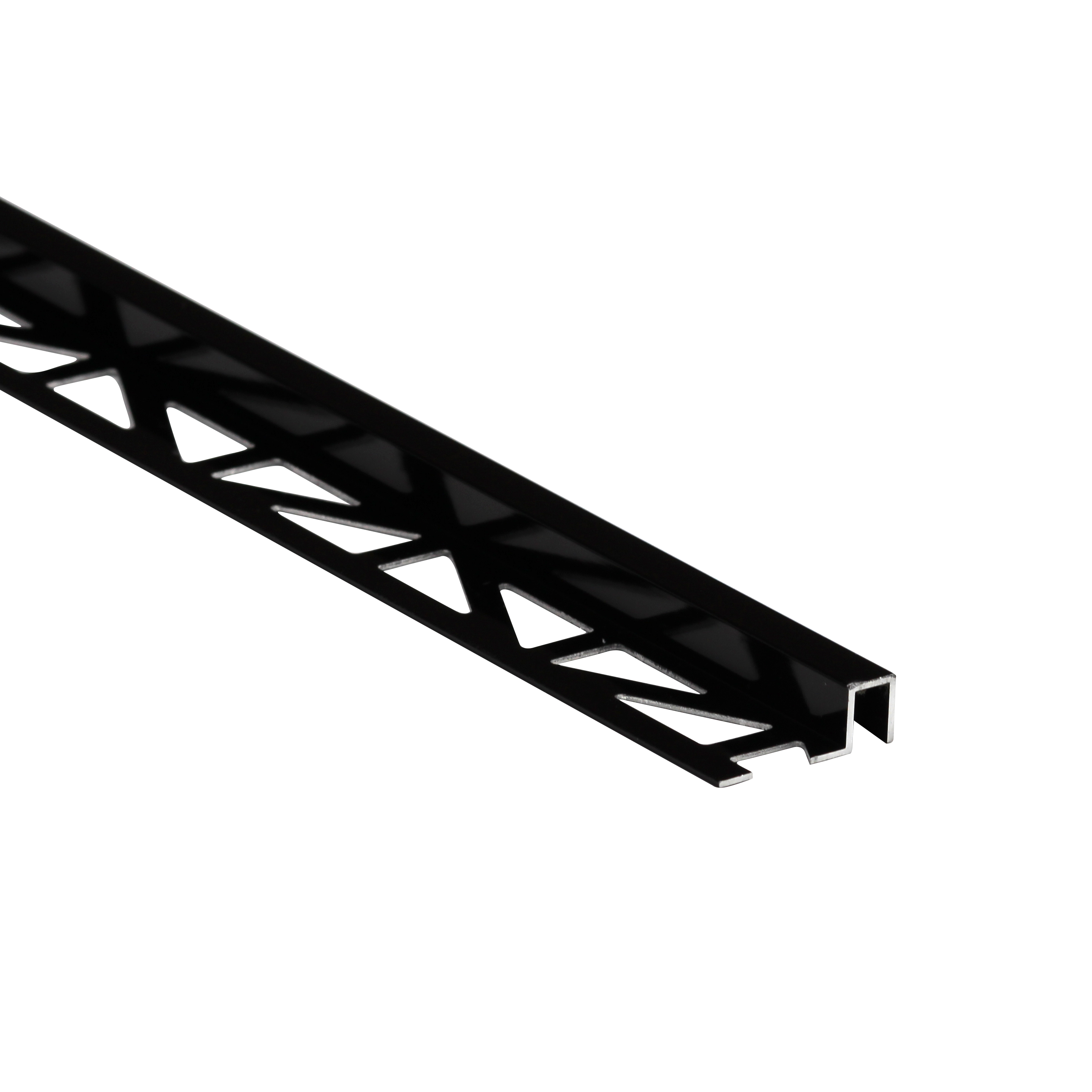 Profil wykończeniowy aluminium kwadrat 9 X 8 mm / 2.5 m Czarny Cezar