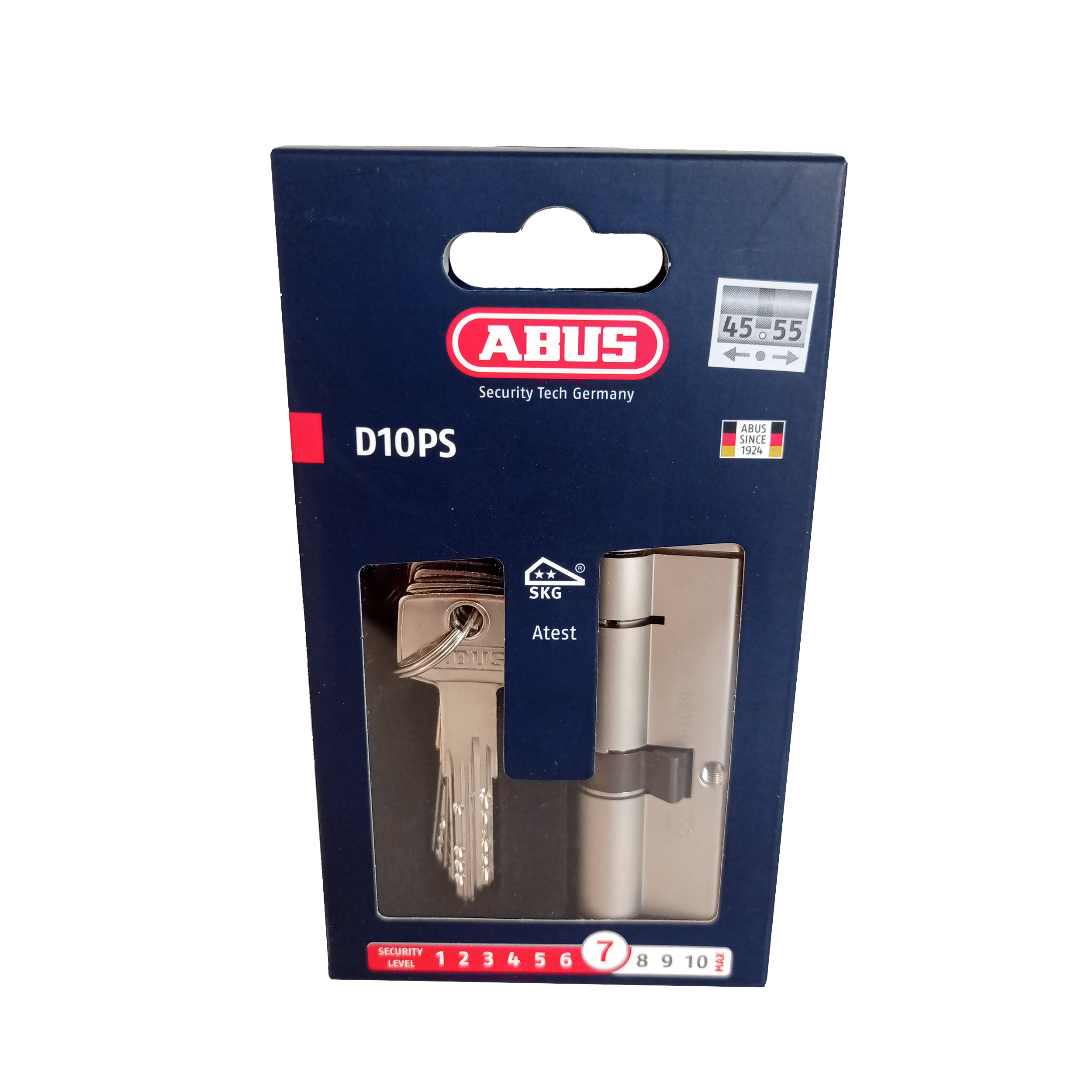 Podłużna wkładka do zamka D10 40 x 40 nikiel Abus - 5