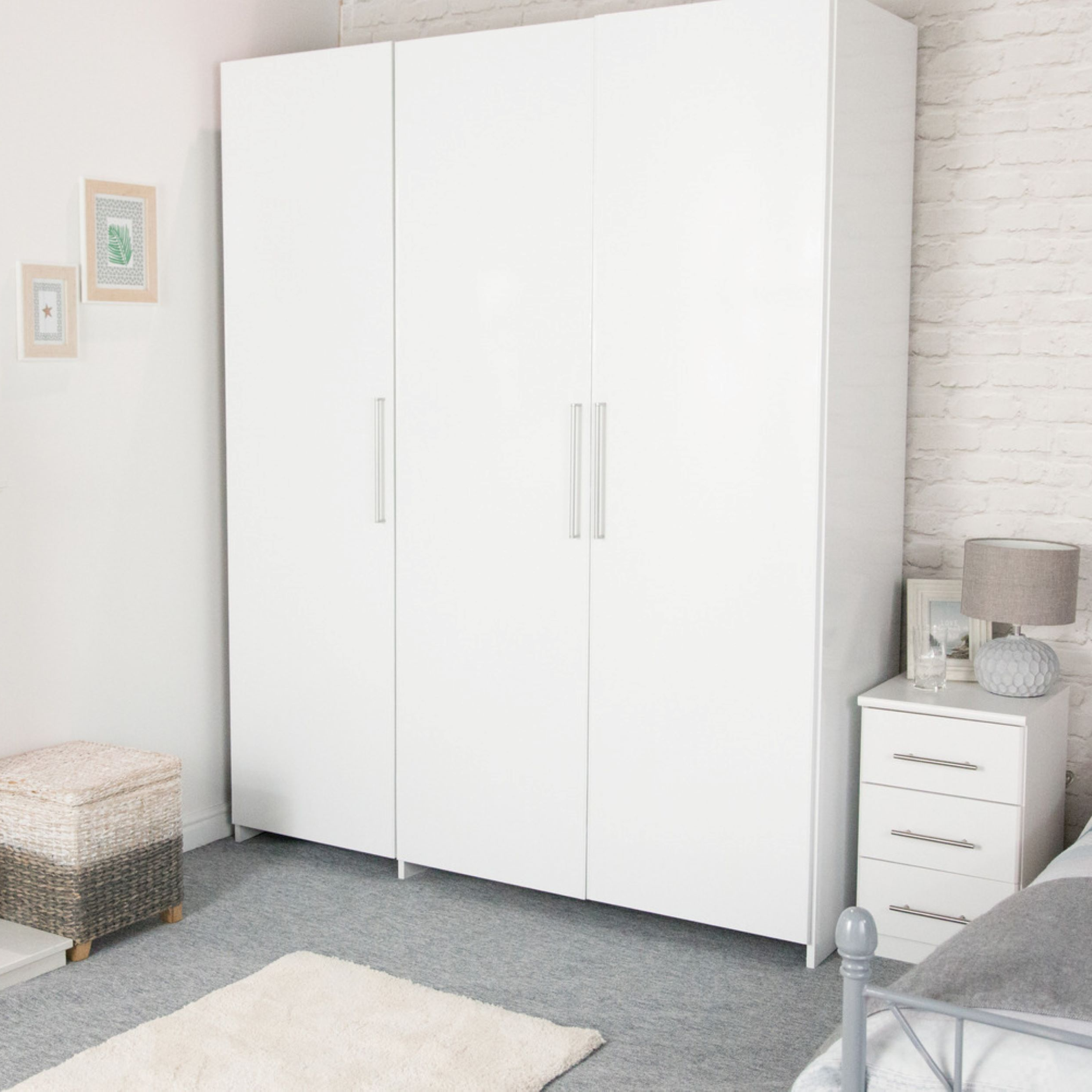Adhesivo decorativo para muebles liso blanco brillo D-C-FIX de 0.45 x 2m - 4