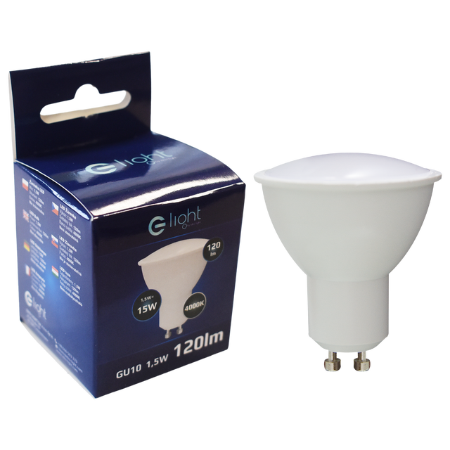 Żarówka LED GU10 1.5 W = 15 W 120 lm neutralna Eko-Light