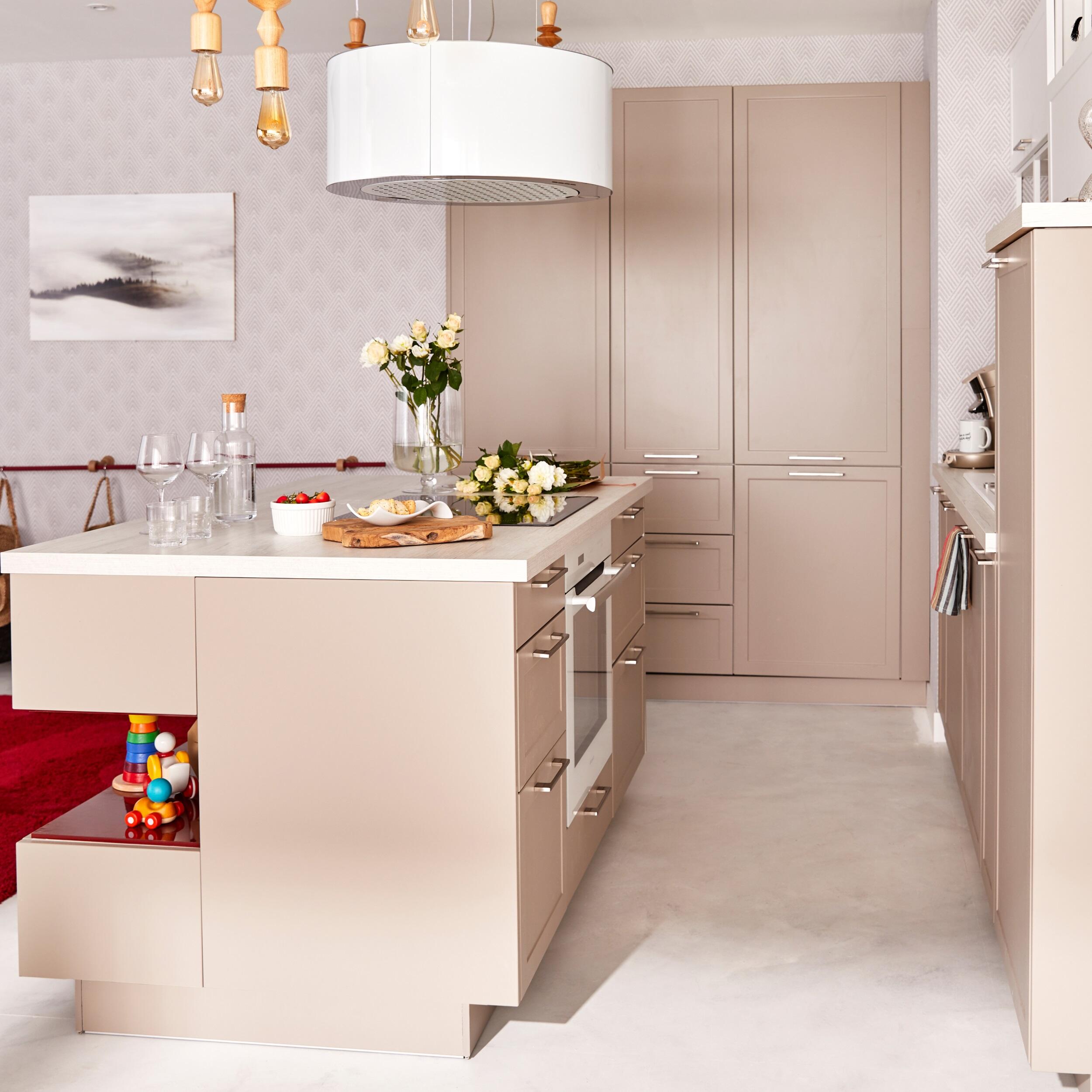 Front szuflady/okapowy FDL45/26 Newport taupe Delinia iD - 10