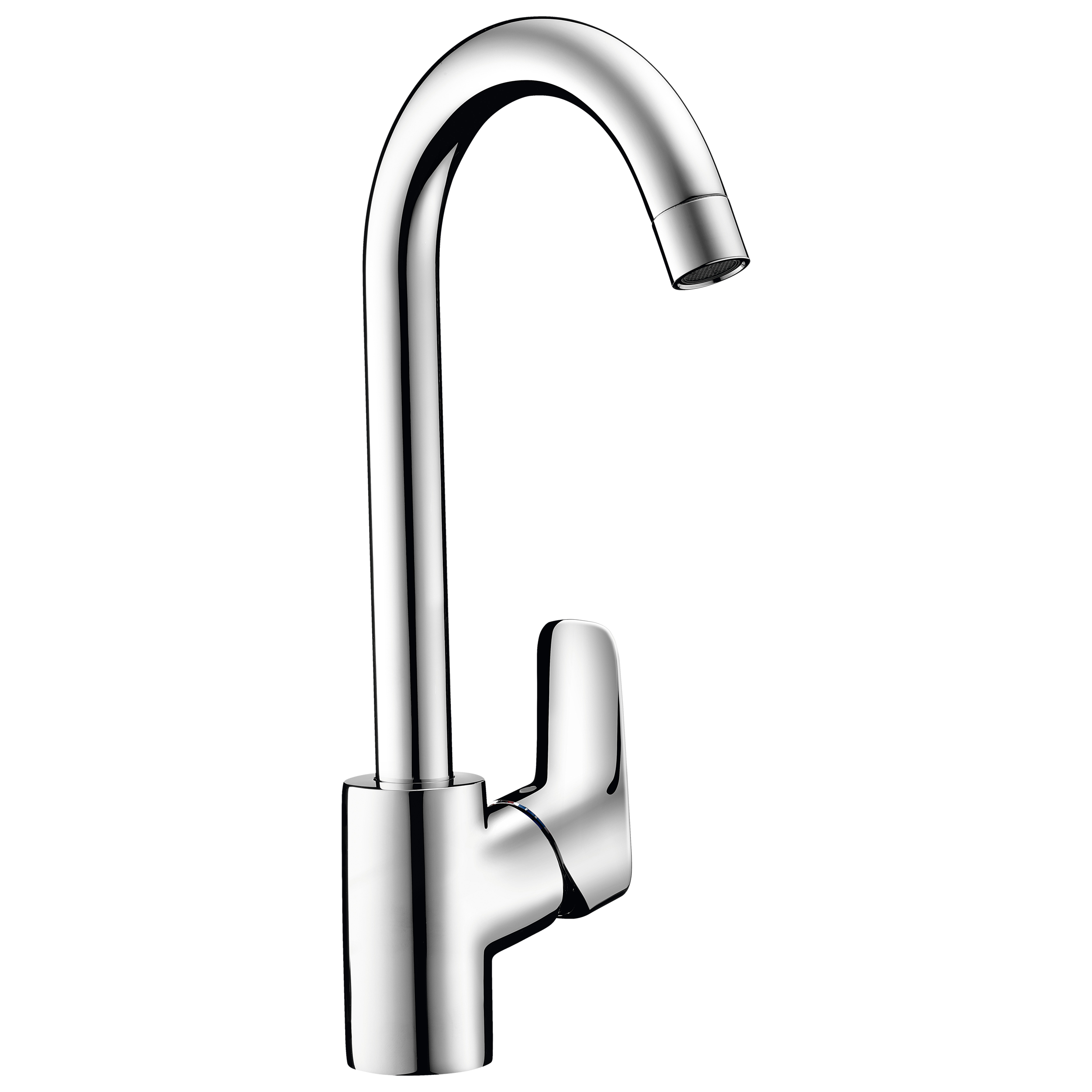 Bateria kuchenna MYCUBE L Chrom Wylewka U 33 cm Hansgrohe