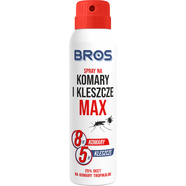 Środek na komary i kleszcze Max owadobójczy spray 90ml Bros