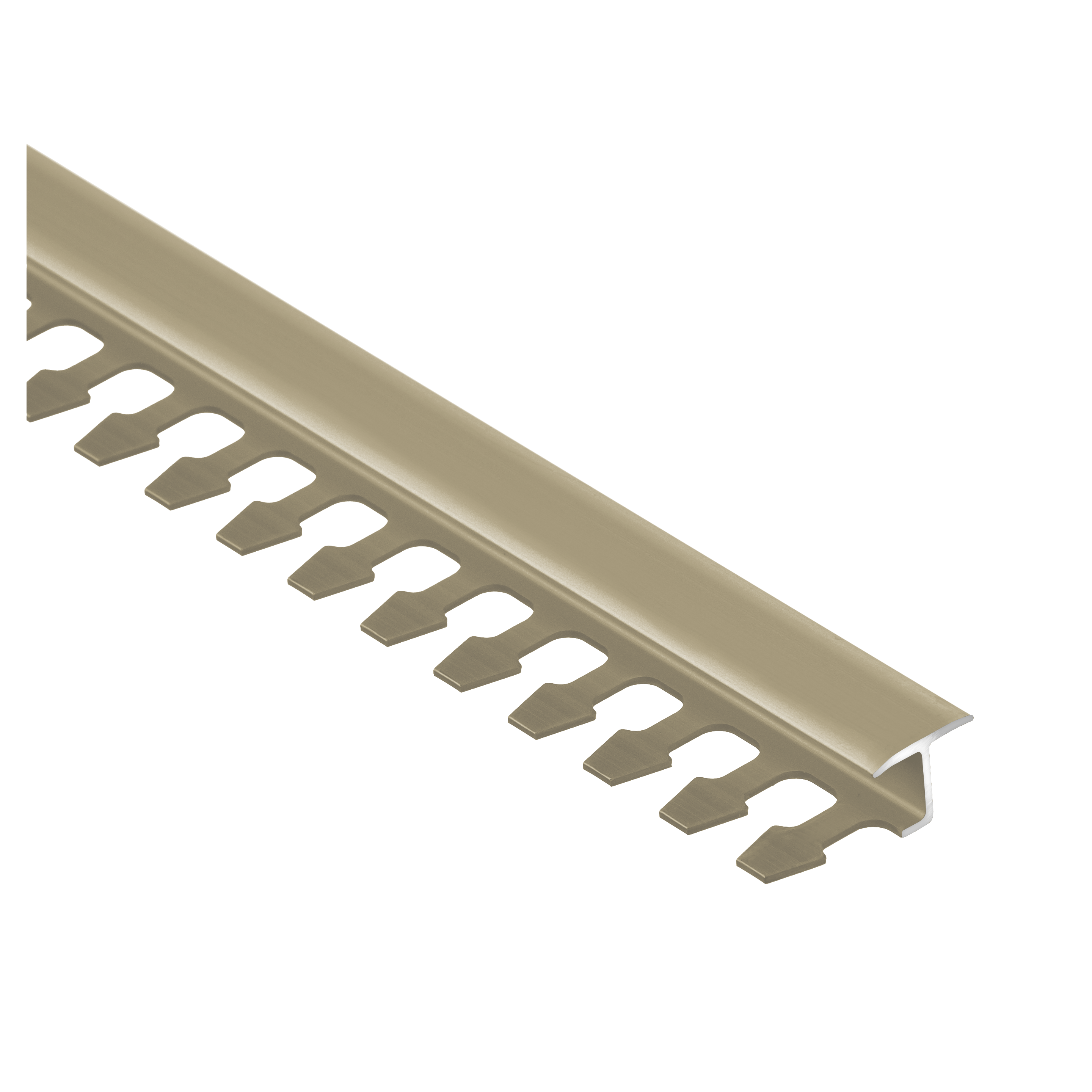 Profil wykończeniowy łączący aluminium T 14 mm / 2.5 m Szampan Cezar