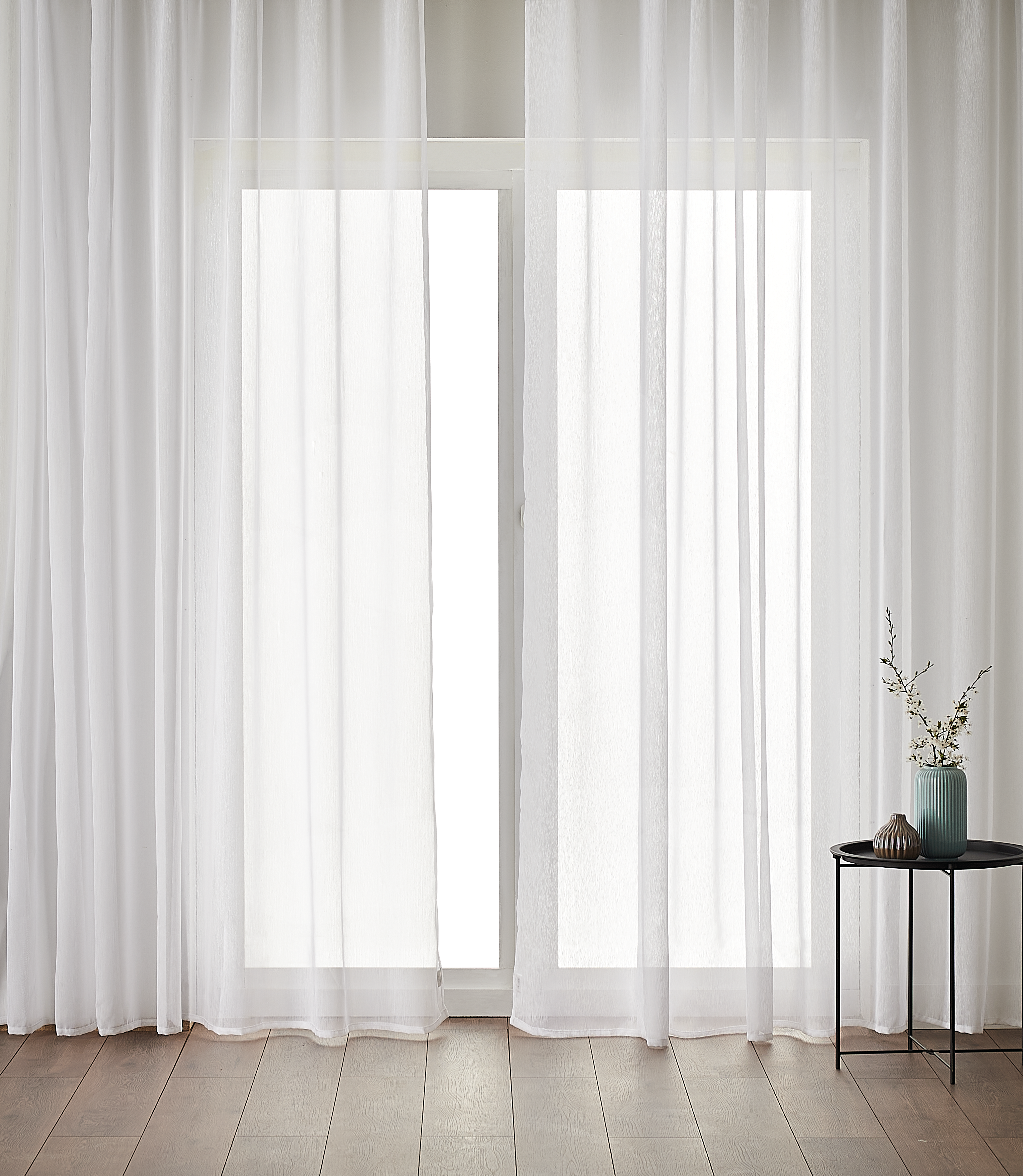 Firana na przelotkach Softy 140 x 260 cm biała Inspire - 9