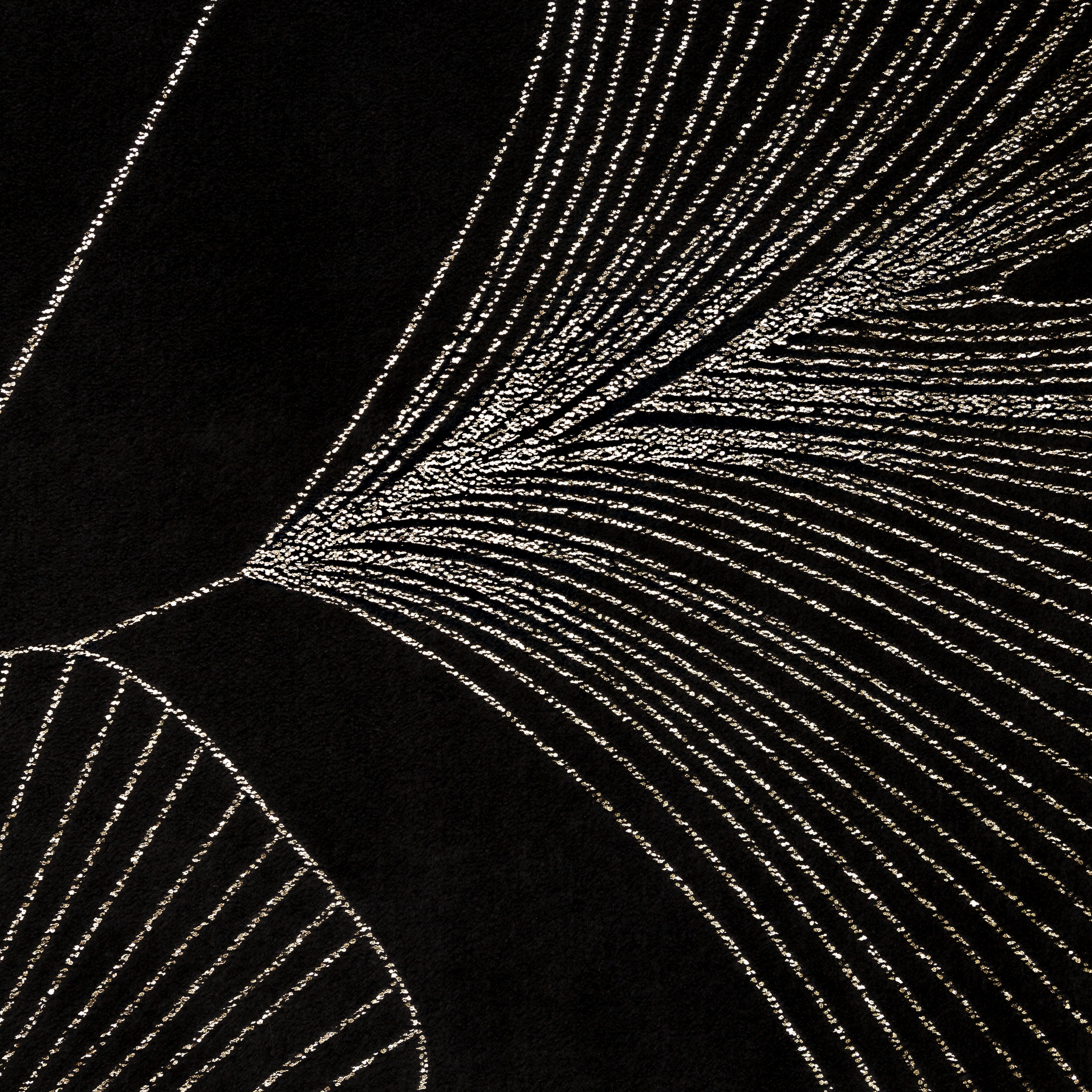 Koc Ginko czarny 150 x 200 cm - 3