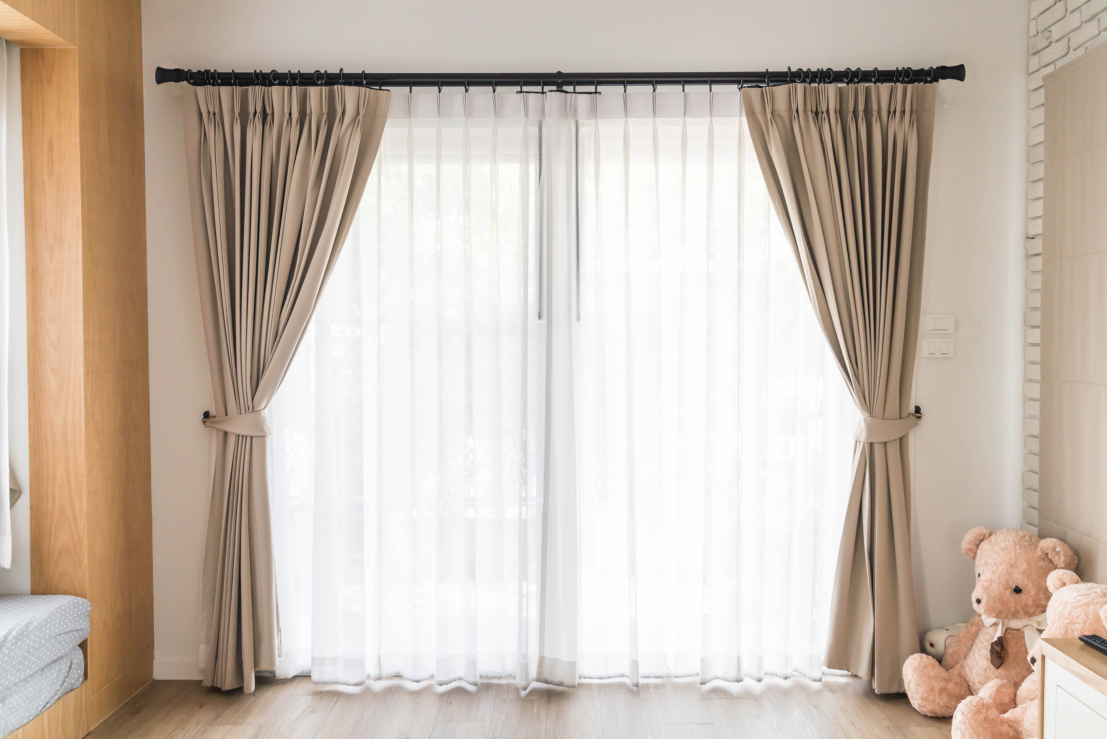 Karnisz Capri 160 cm pojedynczy czarny mat 19 mm Inspire - 3
