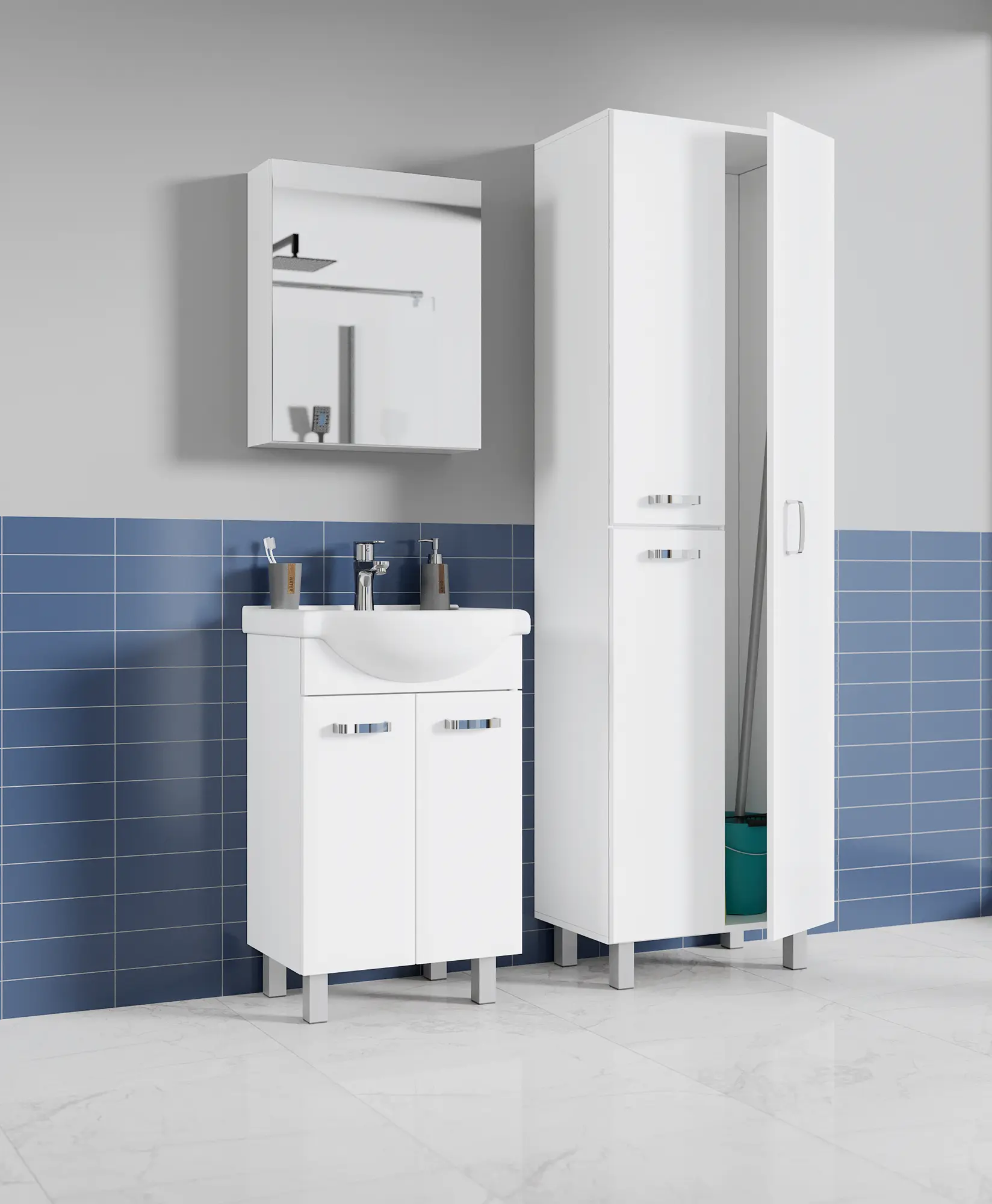 Umywalka ceramiczna Storm 55 Sensea - 2