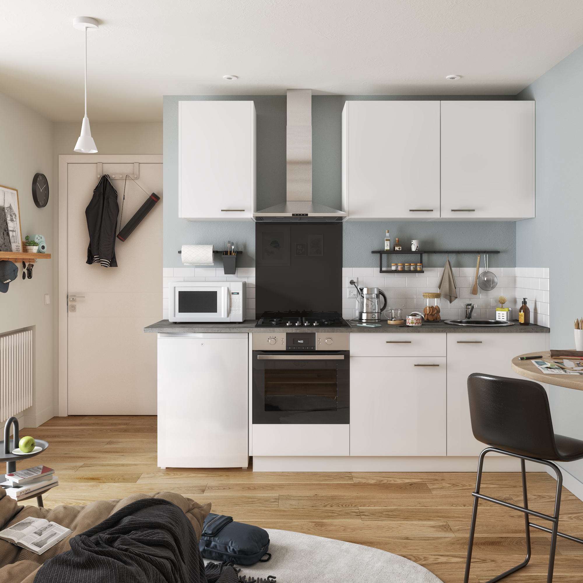 Front/zaślepka boczna FFS60/215 Sofia biały Delinia iD - 23